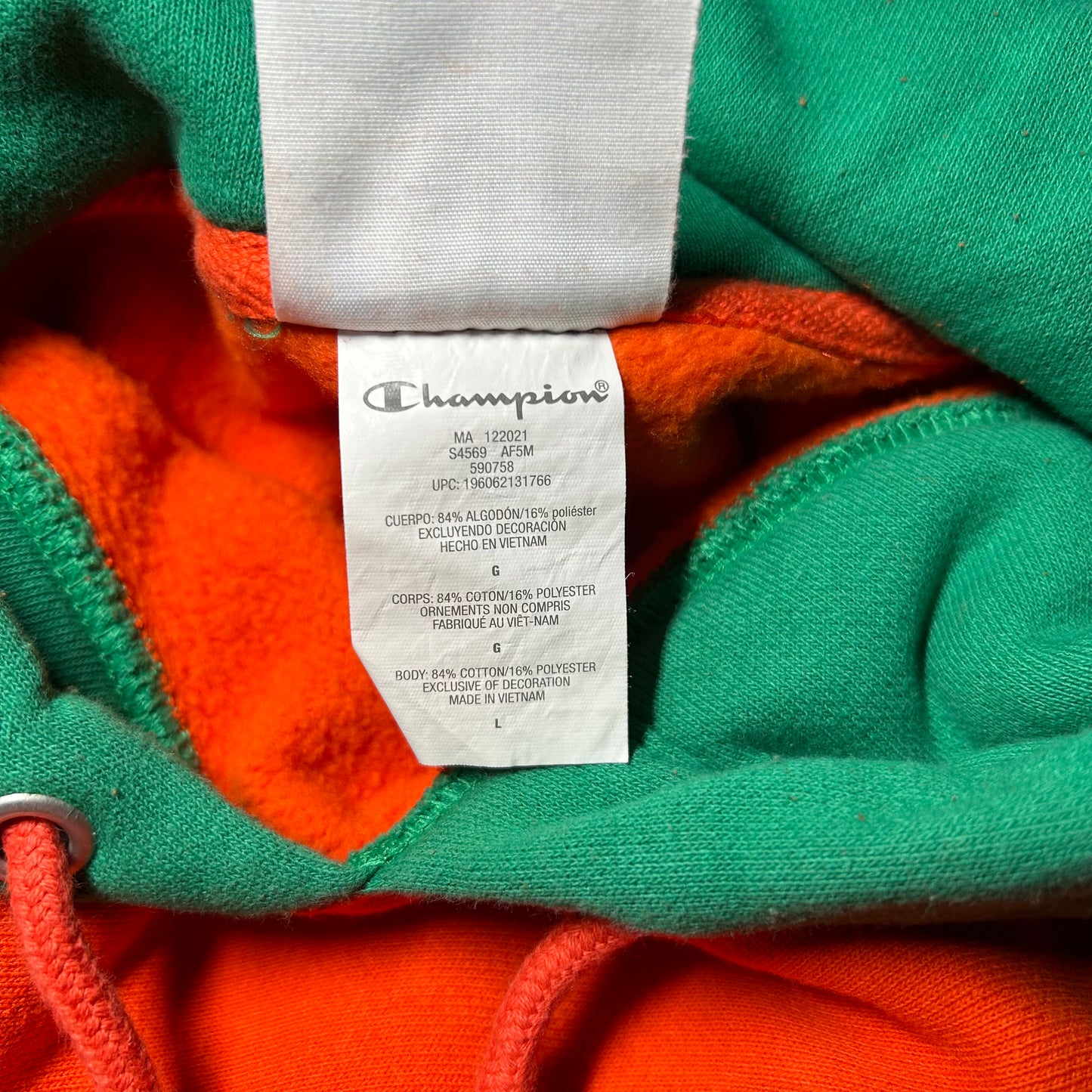 Champion x Carrots Reverse Weave Hoodie (2022) - Large - Orange