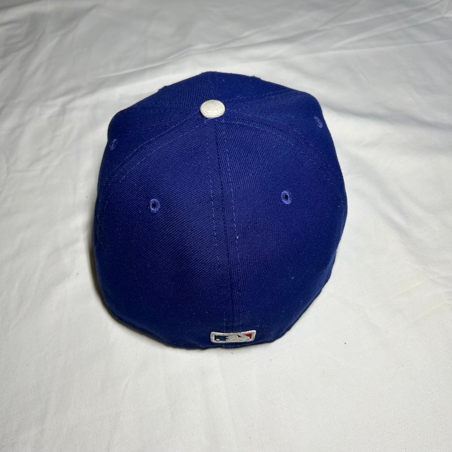 New Era 59fifty LA Dodgers Hat - Blue with White Logo - 7 & 1/4