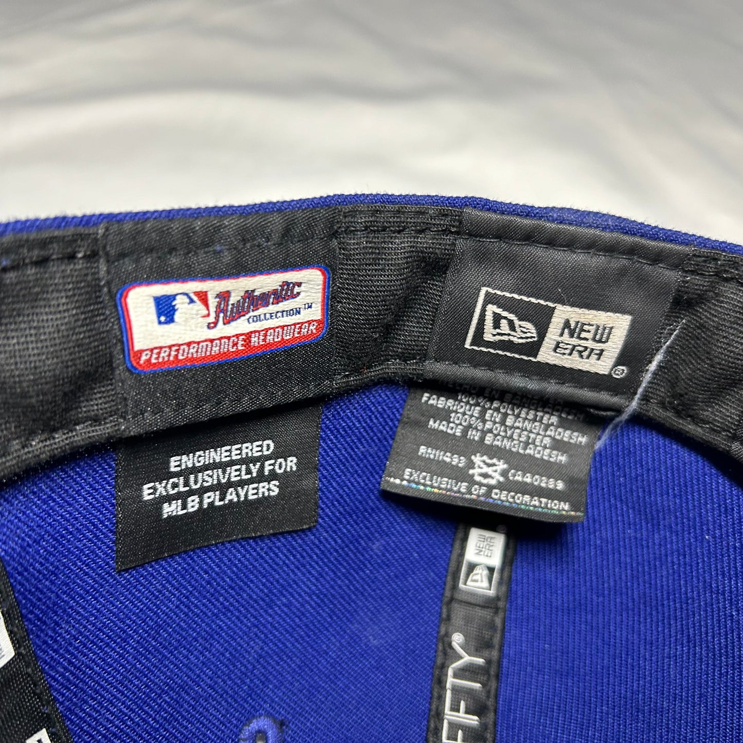 New Era 59fifty LA Dodgers Hat - Blue with White Logo - 7 & 1/4