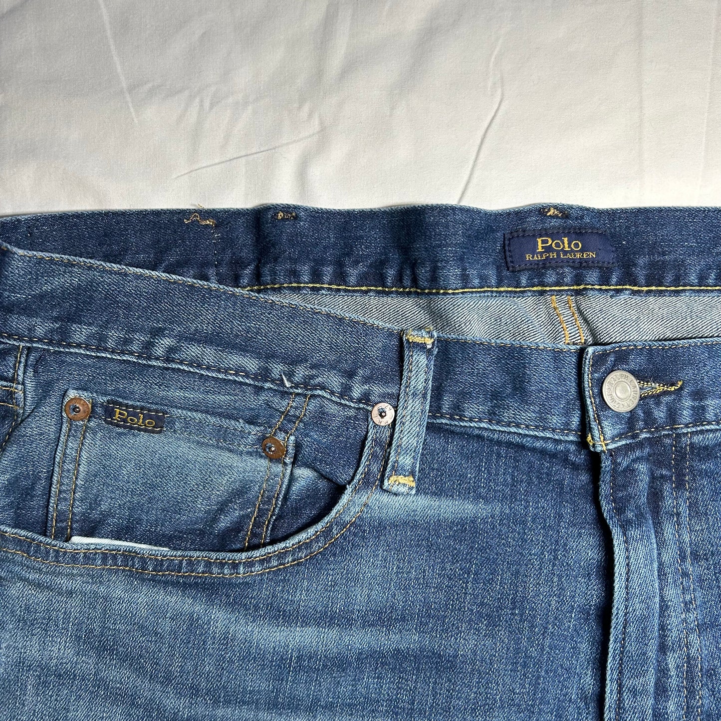 Polo Ralph Lauren The Varick Slim Straight Jeans - 38 x 32