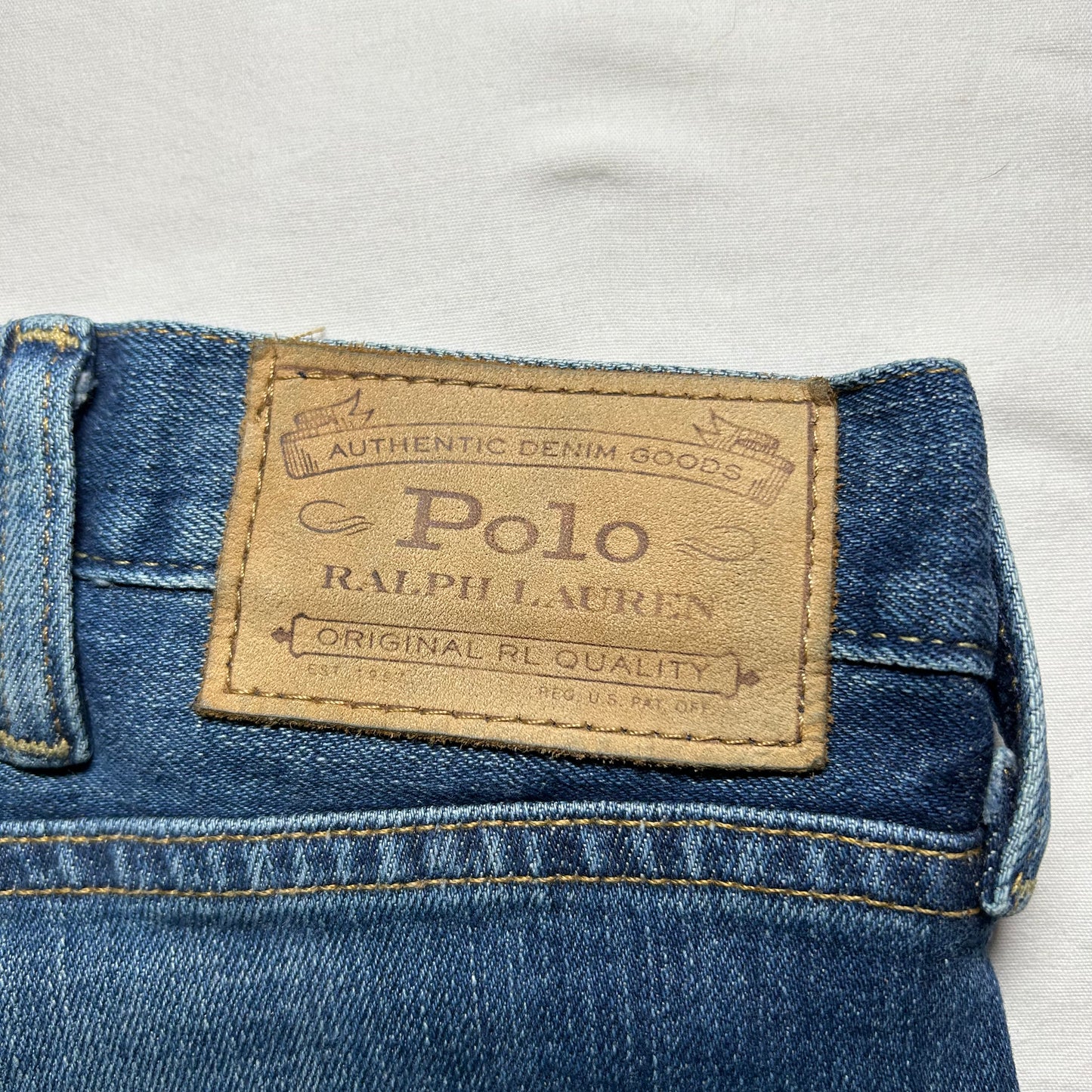 Polo Ralph Lauren The Varick Slim Straight Jeans - 38 x 32