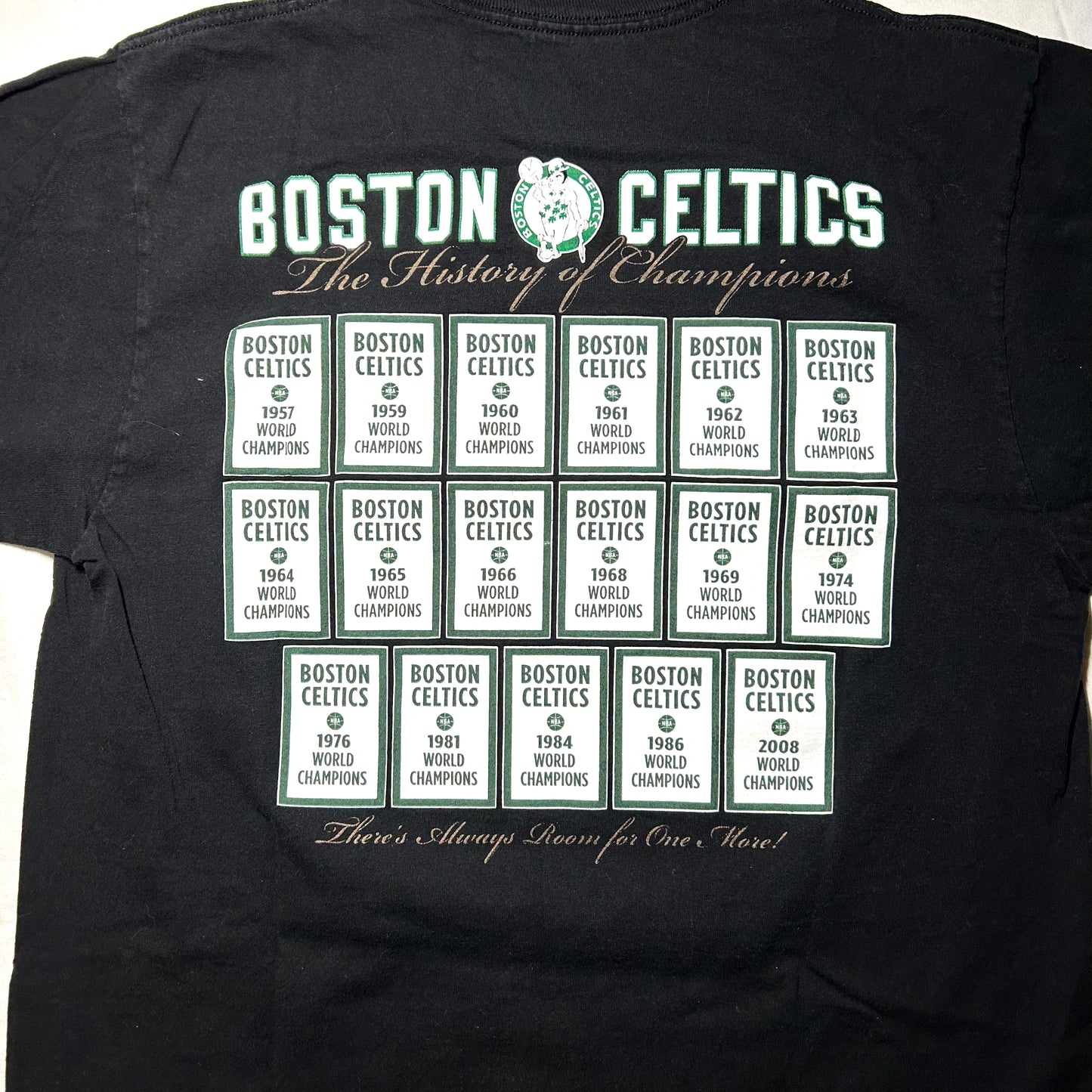 Adidas Boston Celtics History of Champions 1957-2008 T-Shirt - Medium