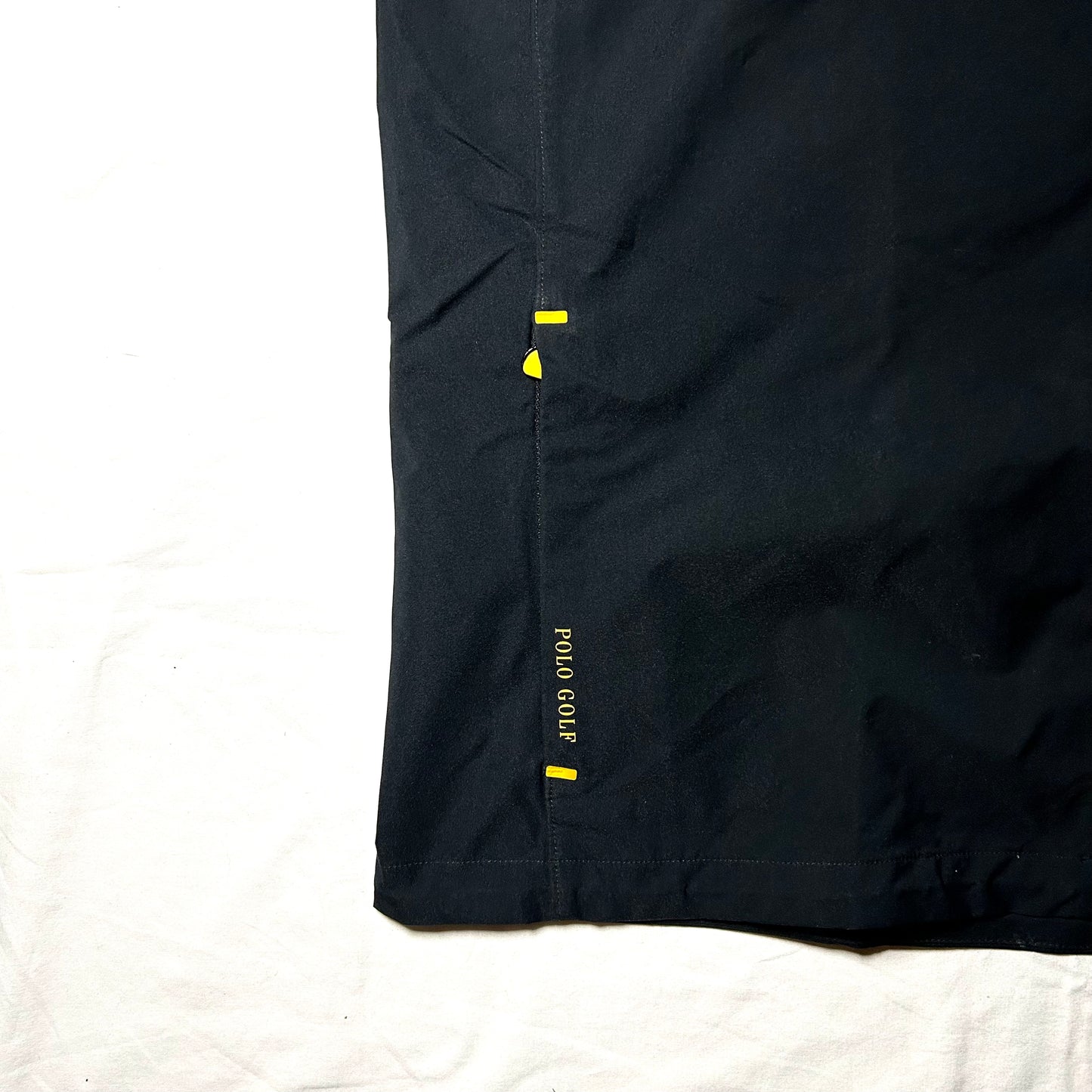 Polo Golf Ralph Lauren Water-Resistant Packable Vest - XL - Black / Yellow