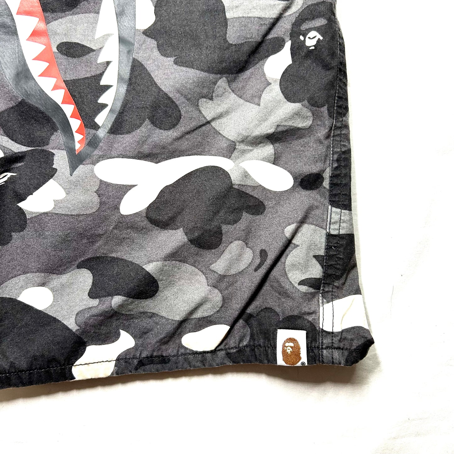 Bape City Camo Shark Beach Pants Spring/Summer 2017 (Glow-in-the-Dark) - Large - Black