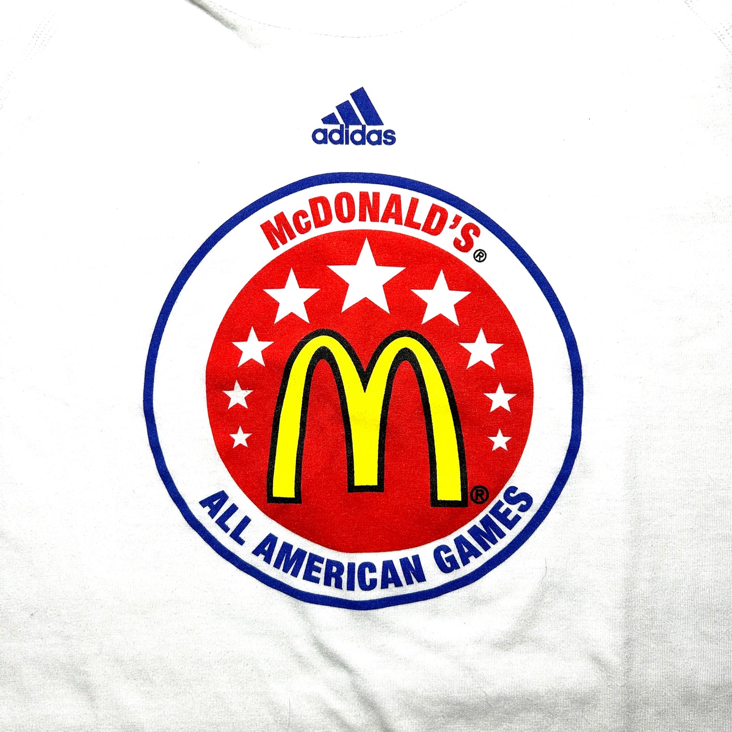 Adidas x McDonald's All American Games Ultimate T-Shirt - Large - White