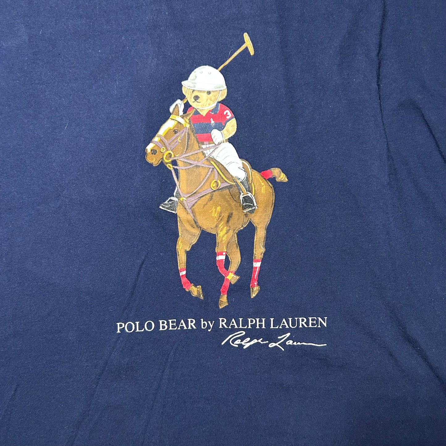 Polo Ralph Lauren Polo Bear and Big Pony T-Shirt - Large - Navy