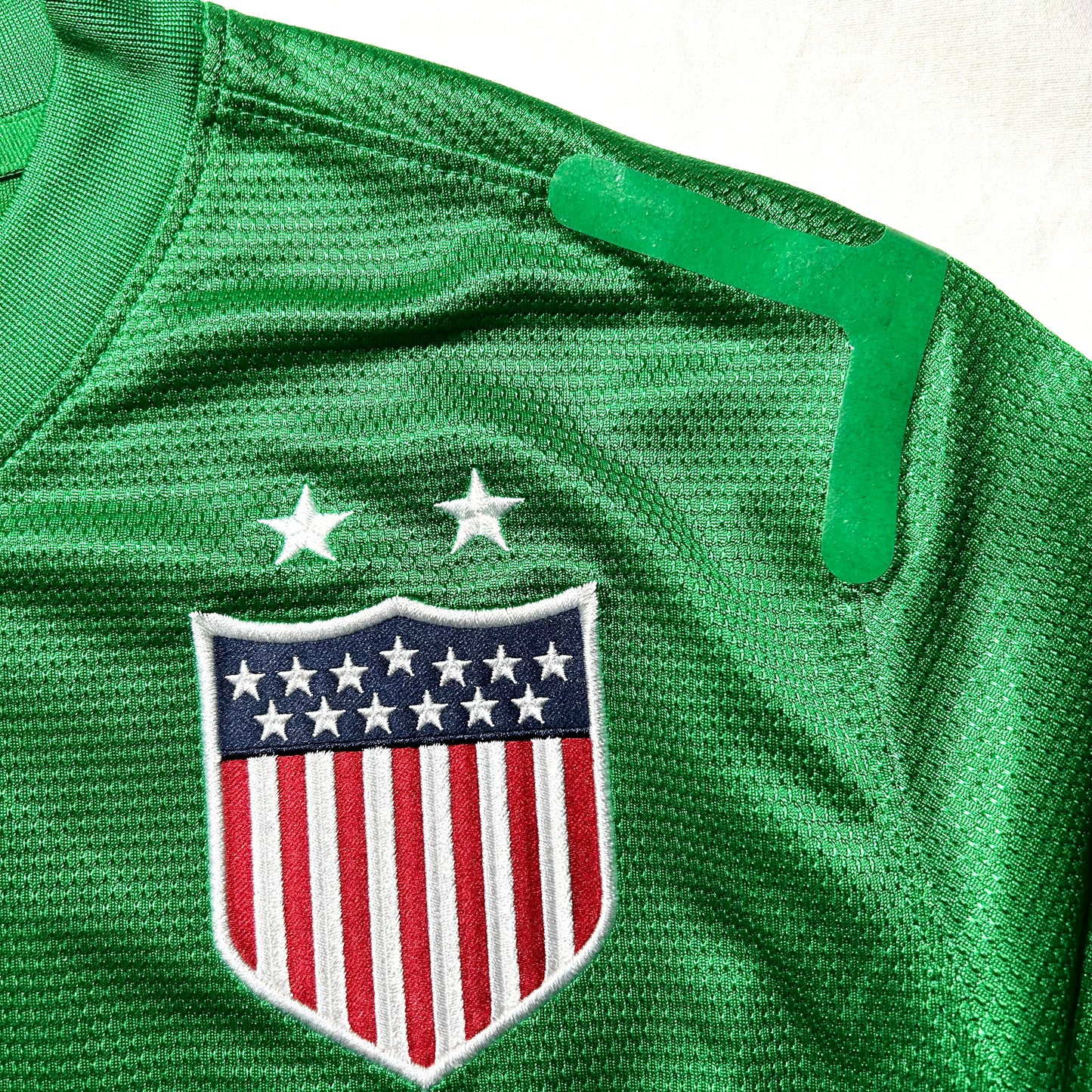 2013 Nike US Soccer / Football Centennial National Team Goalie Jersey - Small/Medium - Green