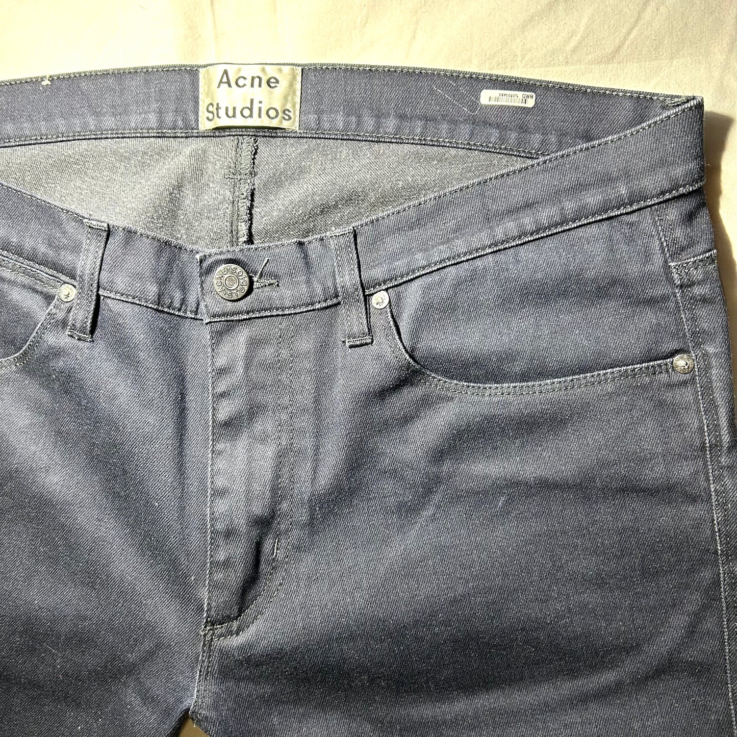 Acne Studios Max Blue Speed Slim Jeans - 36 x 34