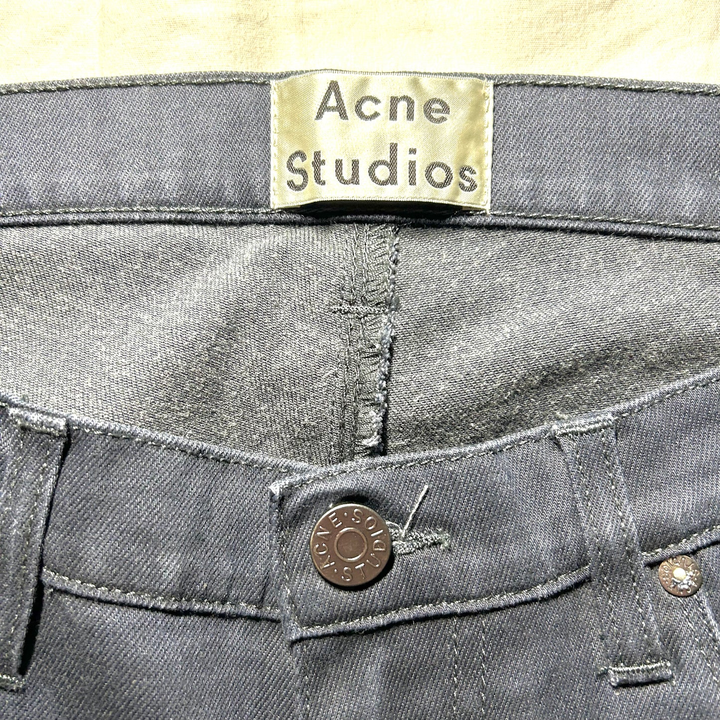 Acne Studios Max Blue Speed Slim Jeans - 36 x 34