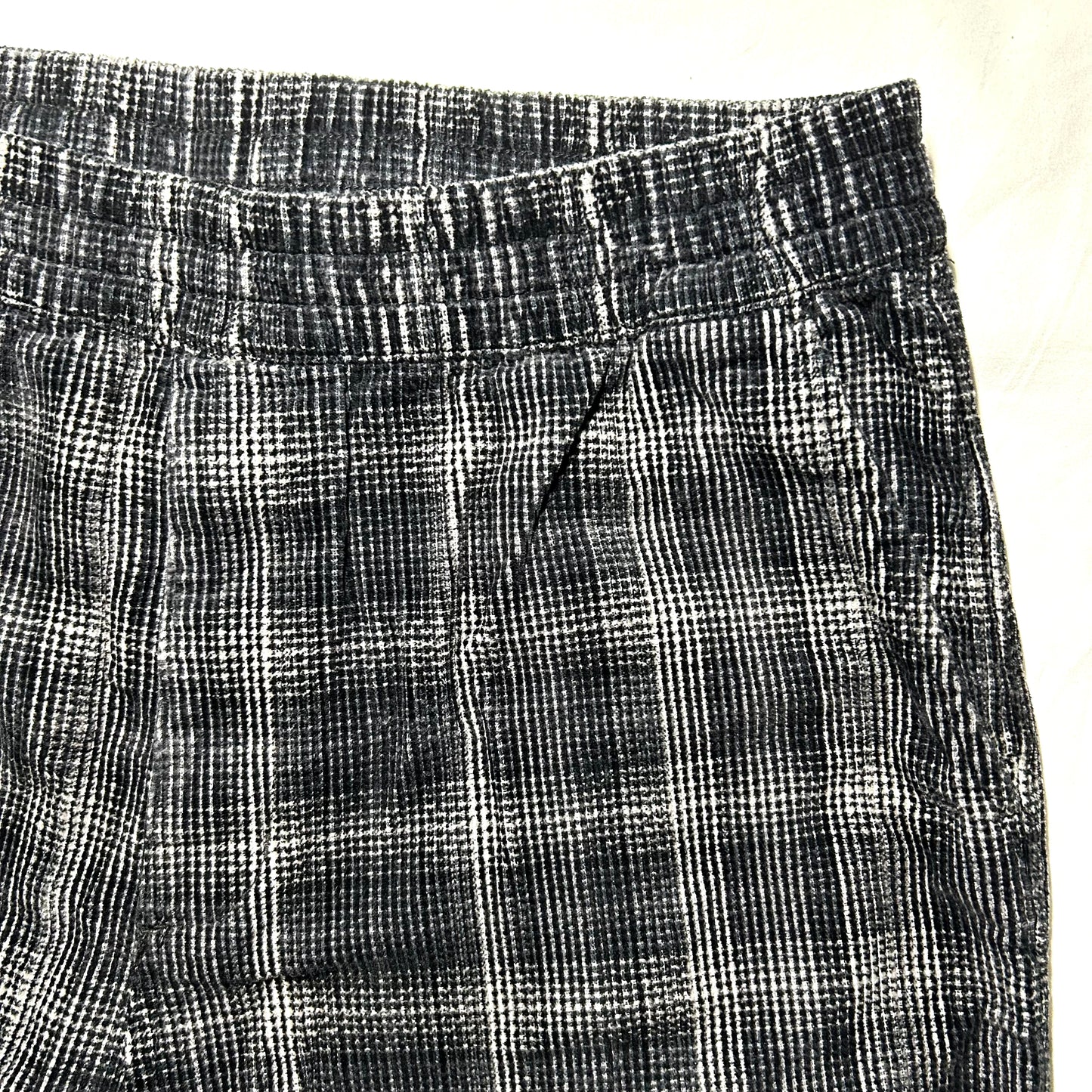 Carhartt WIP Flint Pants w/ Wiley Check Vulcan Pattern - Large - Gray