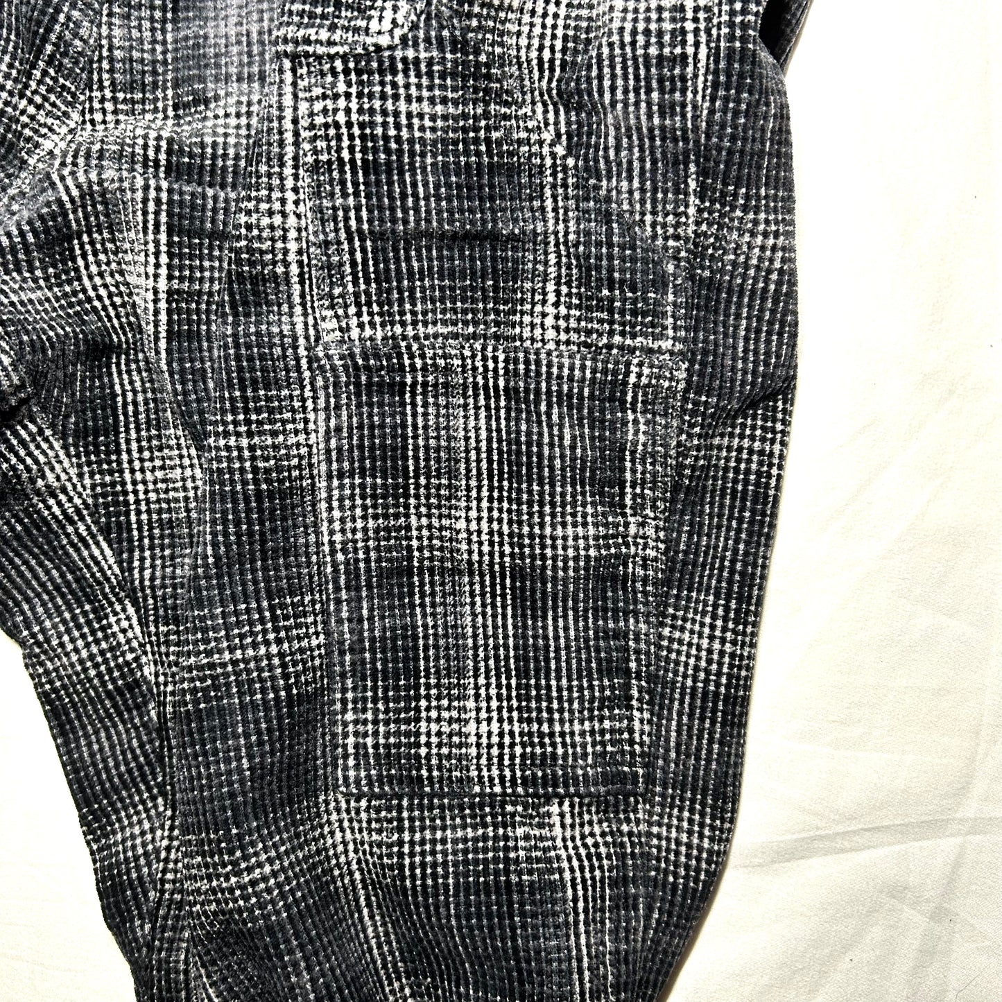 Carhartt WIP Flint Pants w/ Wiley Check Vulcan Pattern - Large - Gray