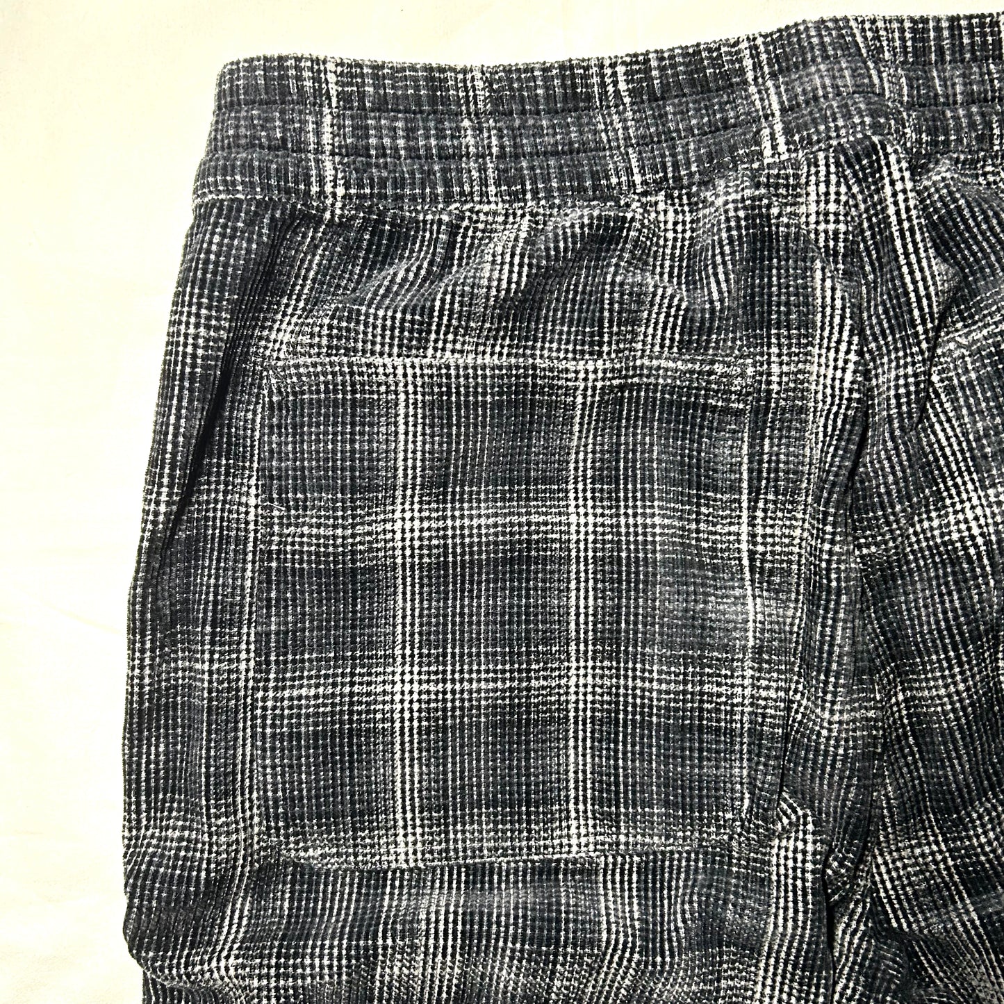 Carhartt WIP Flint Pants w/ Wiley Check Vulcan Pattern - Large - Gray