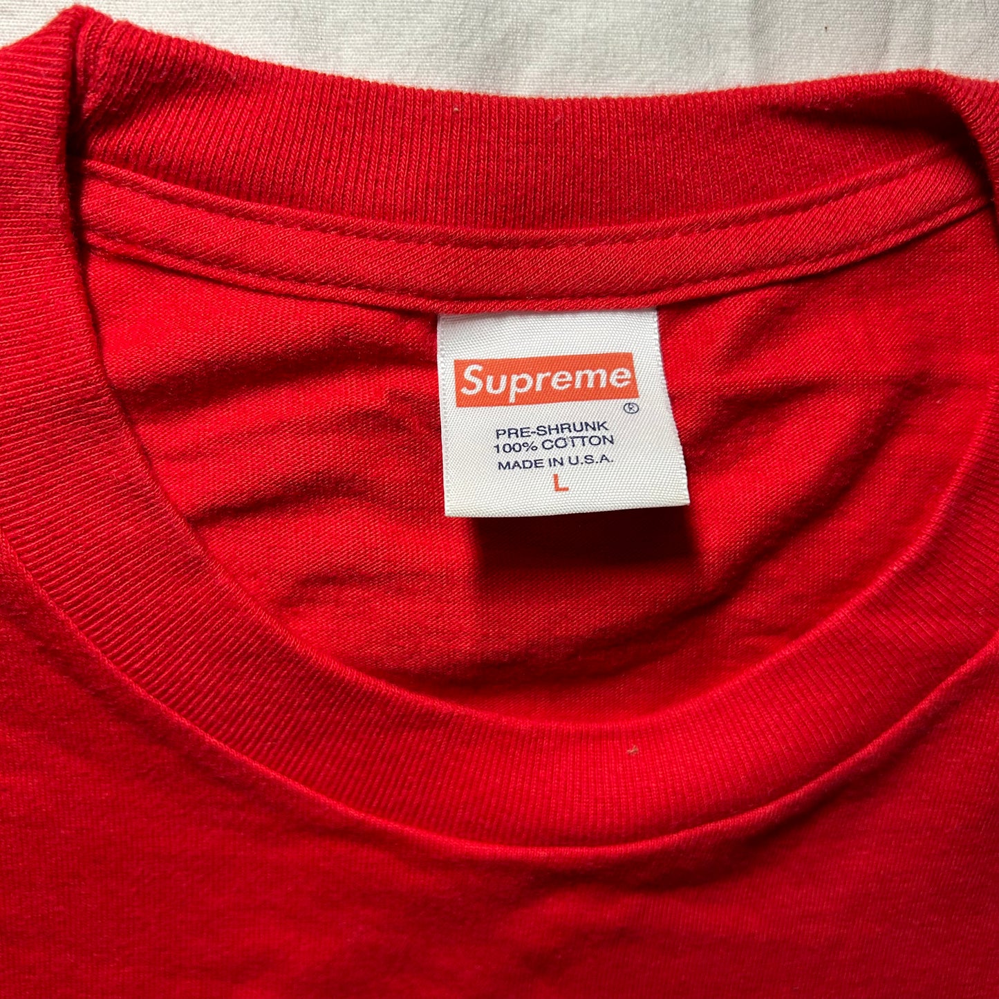 Supreme Box Logo 20th Anniversary T-Shirt (Spring/Summer 2014) - Large - Red