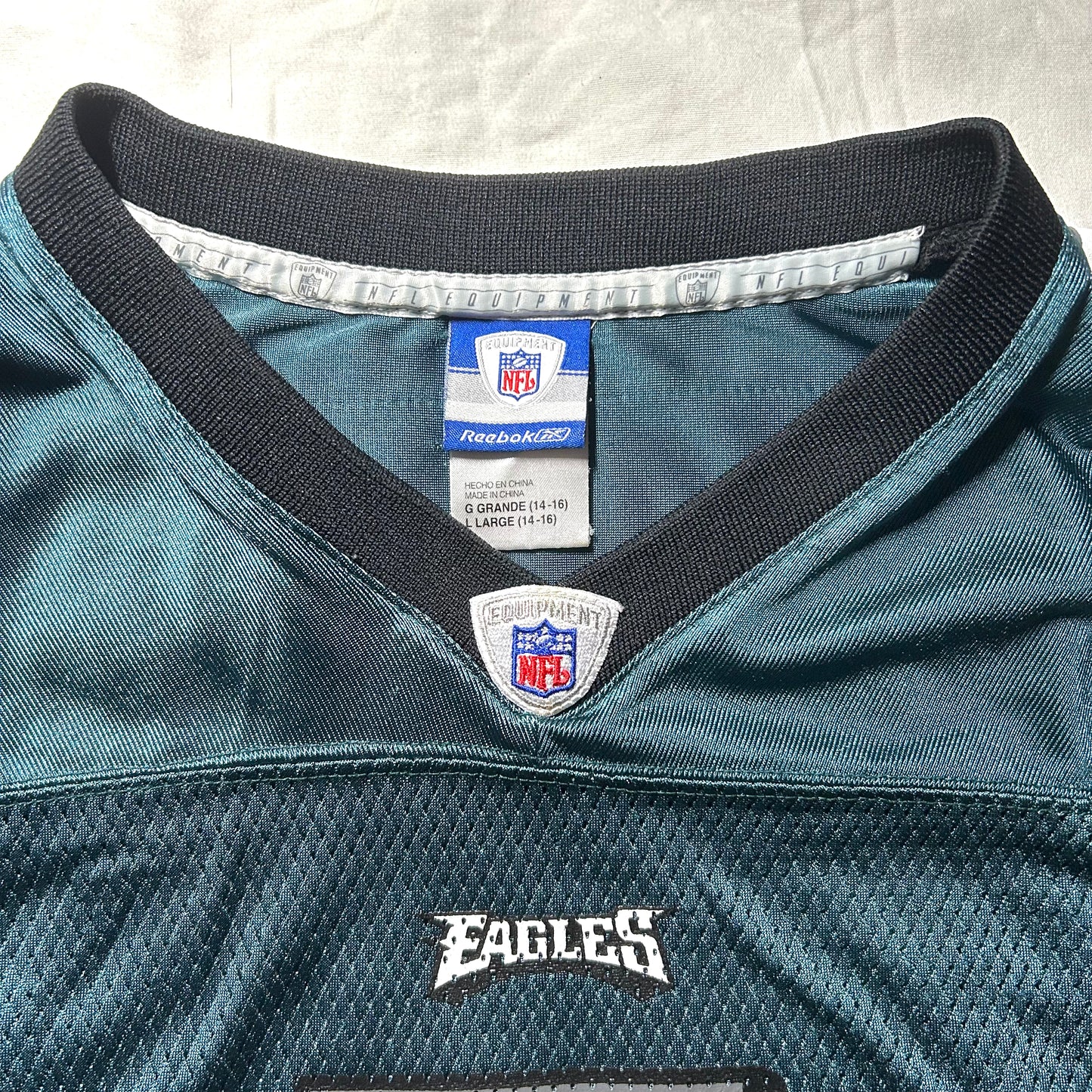 Y2K Reebok Philadelphia Eagles Donovan McNabb #5 Jersey - Small