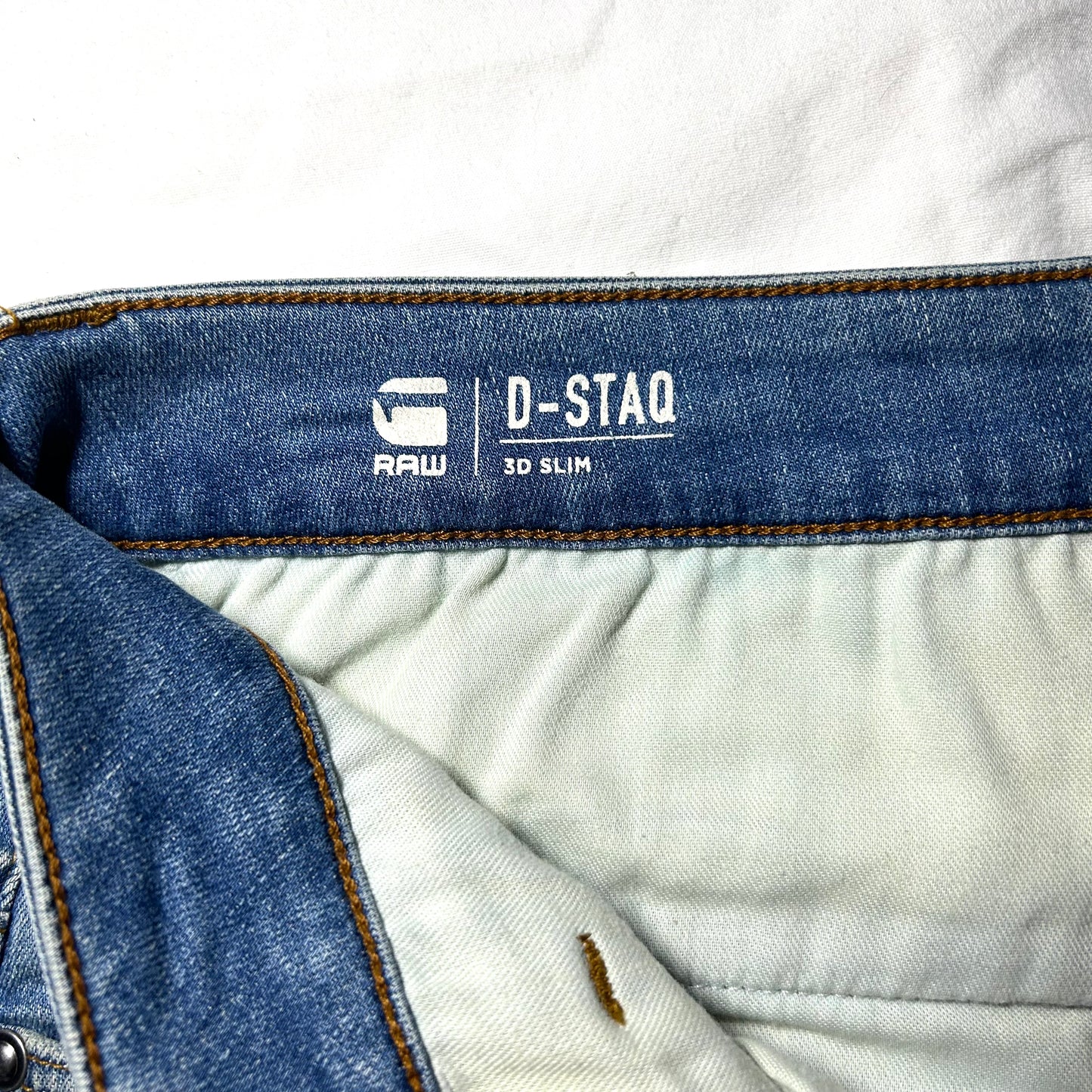 G-Star Raw D-Staq 3D Slim Jeans - 33 x 32 - Blue