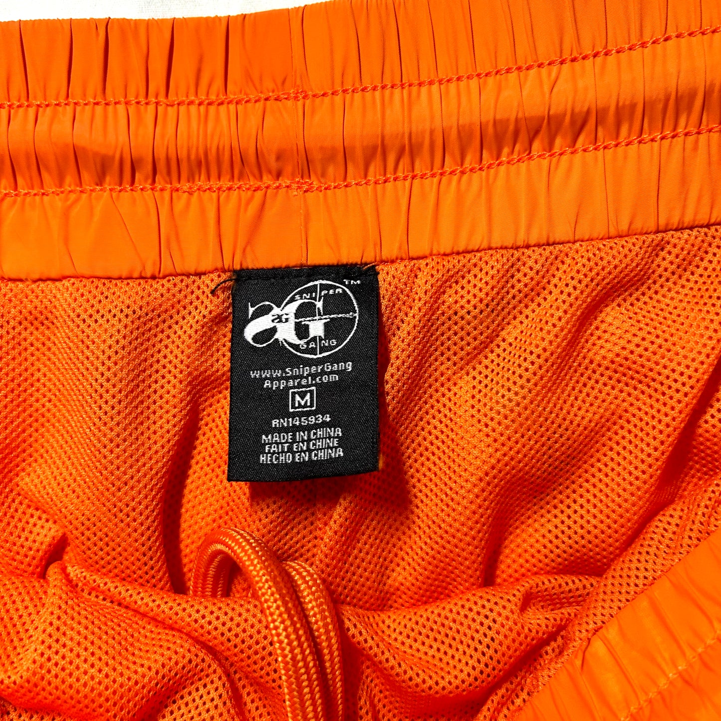 Sniper Gang Sniper Stripes Pants - Medium - Orange