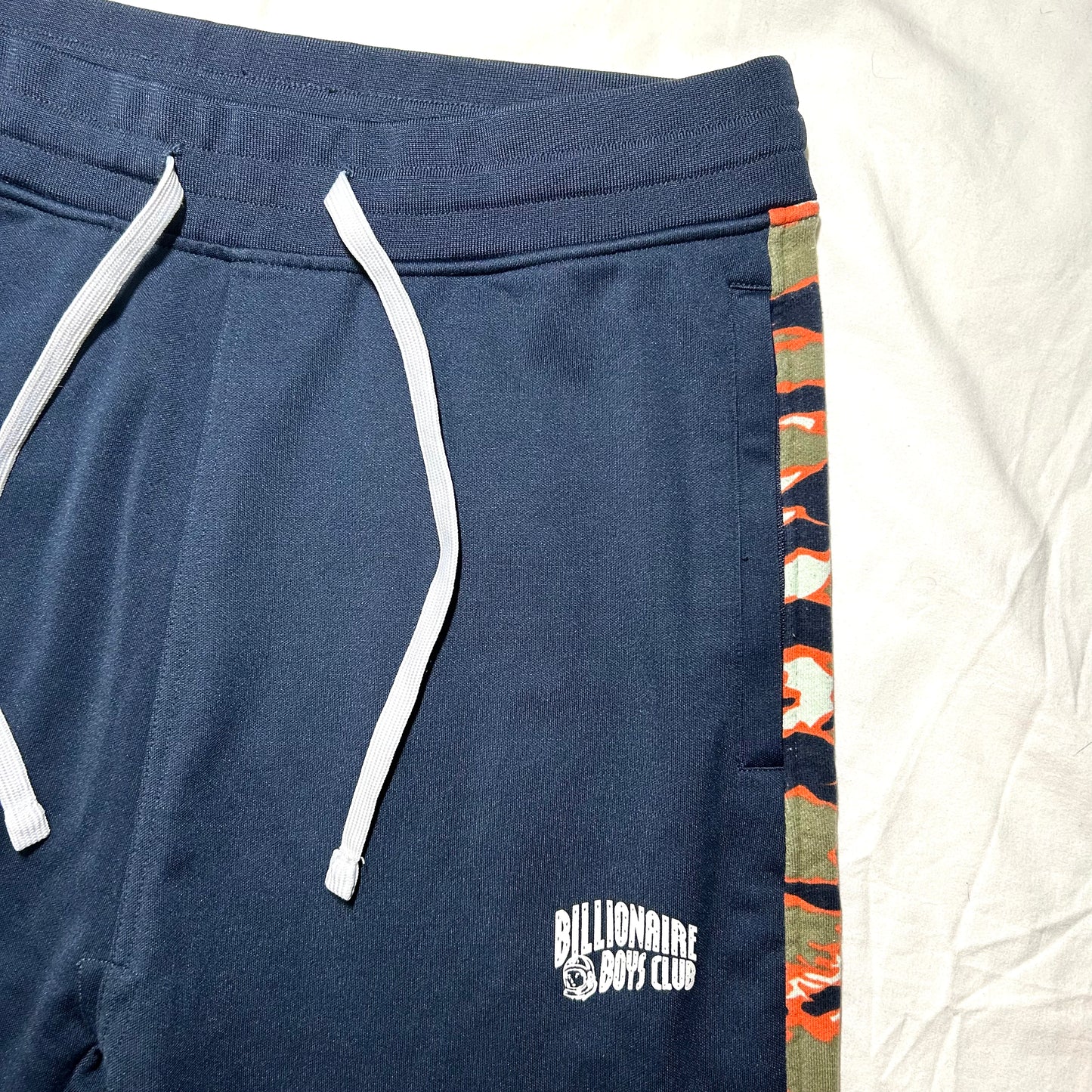 Billionaire Boys Club Orange Camo Print Track Pants - 2XL - Blue