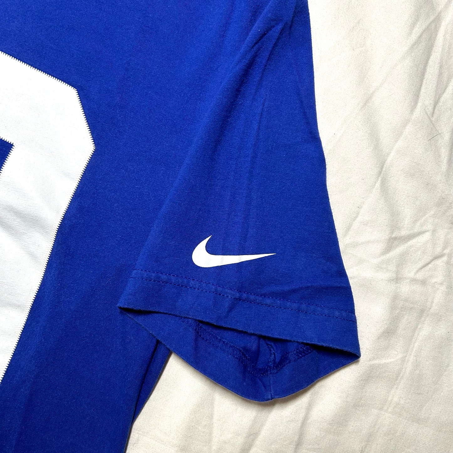 Nike NFL Team Apparel New York Giants Eli Manning #10 T-Shirt - Small - Blue