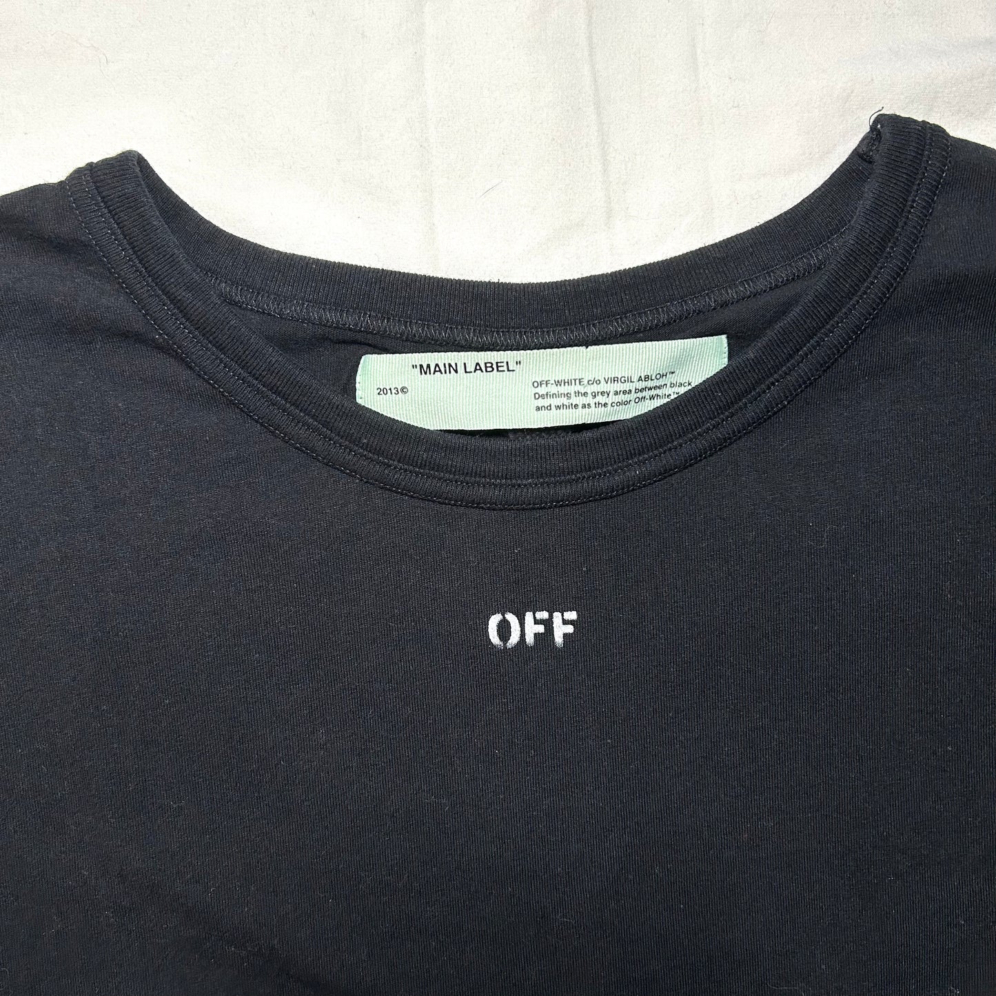 Off-White C/O Virgil Abloh Temperature Pharmaceuticals T-Shirt (Spring/Summer 2018) - Large - Black