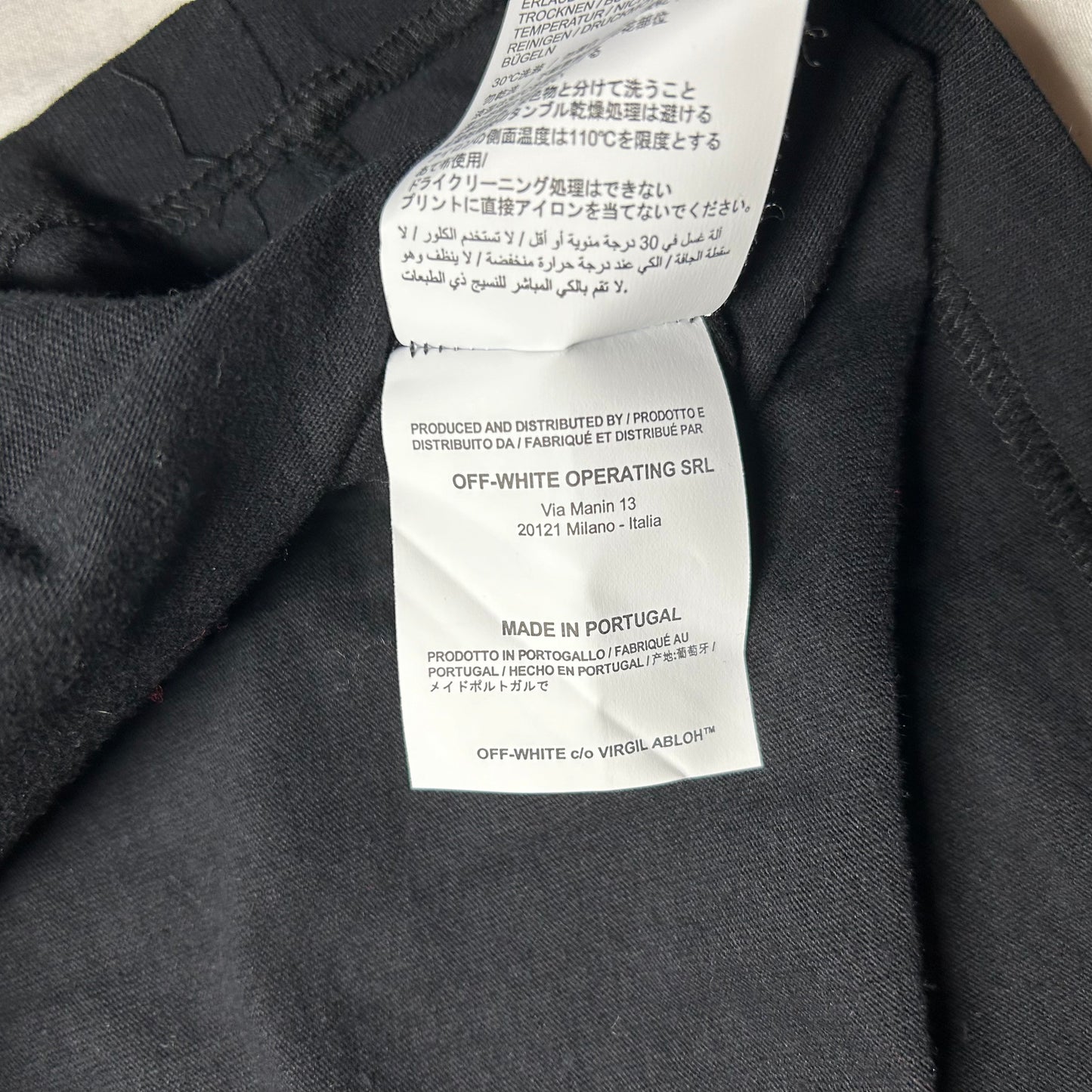 Off-White C/O Virgil Abloh Temperature Pharmaceuticals T-Shirt (Spring/Summer 2018) - Large - Black