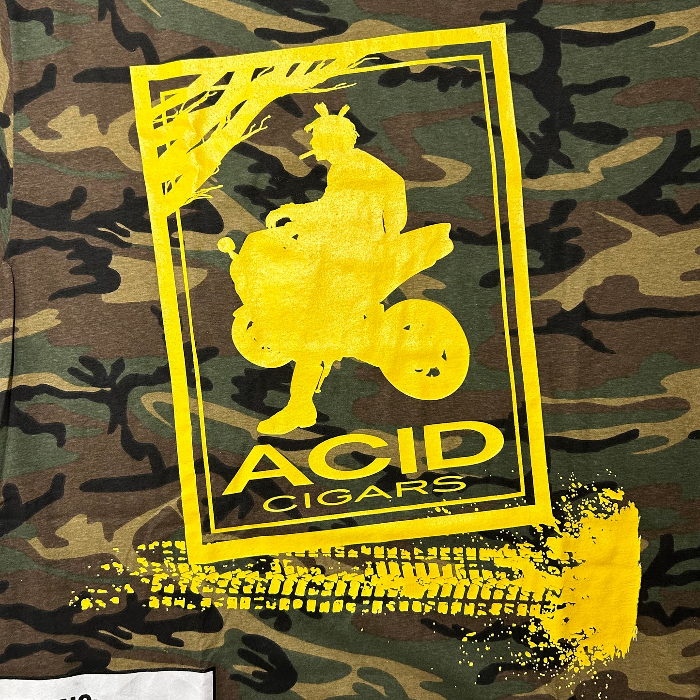 Acid Cigars Large Print Camo T-Shirt - XL