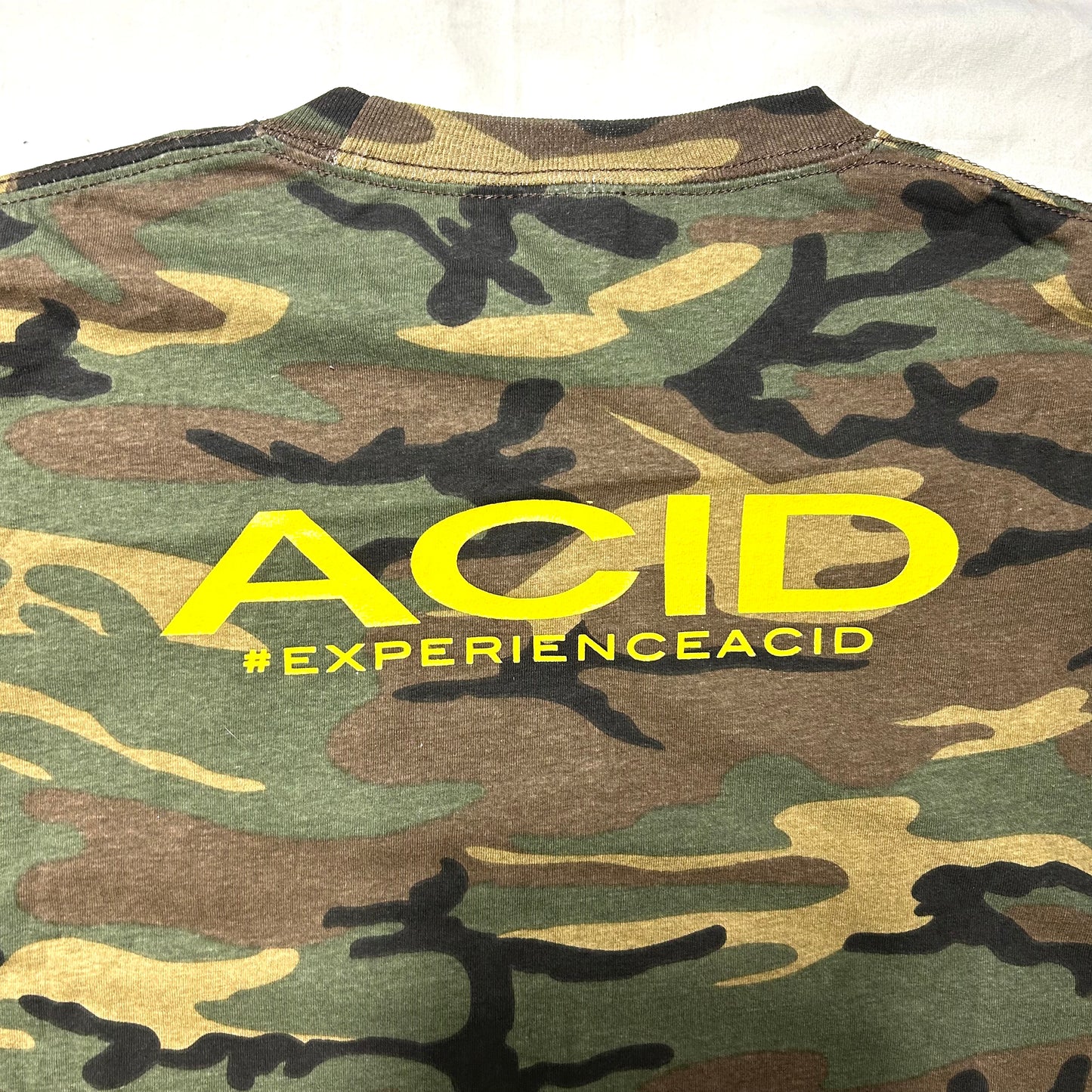 Acid Cigars Large Print Camo T-Shirt - XL