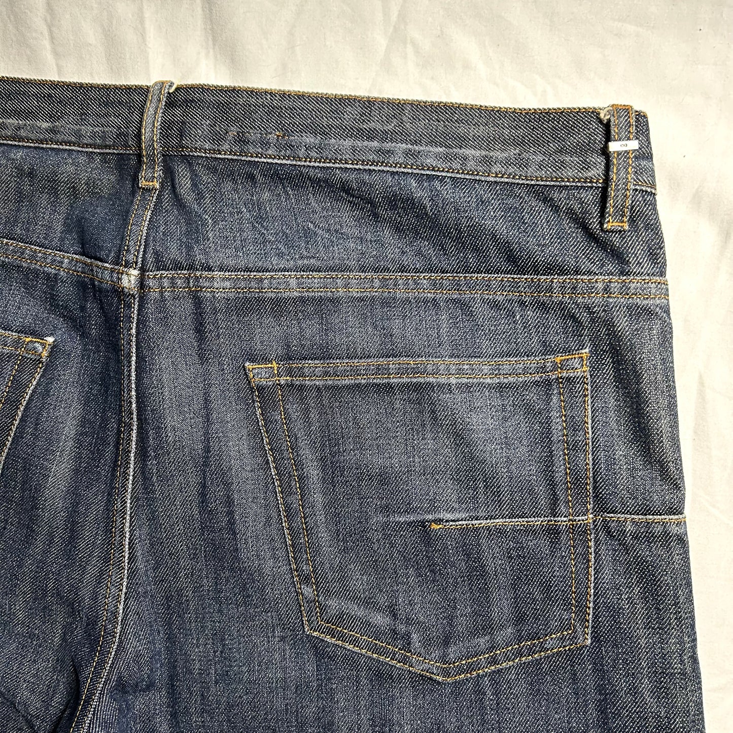 Christian Dior Long Regular Fit Jeans - 36 x 39 - Dark Indigo