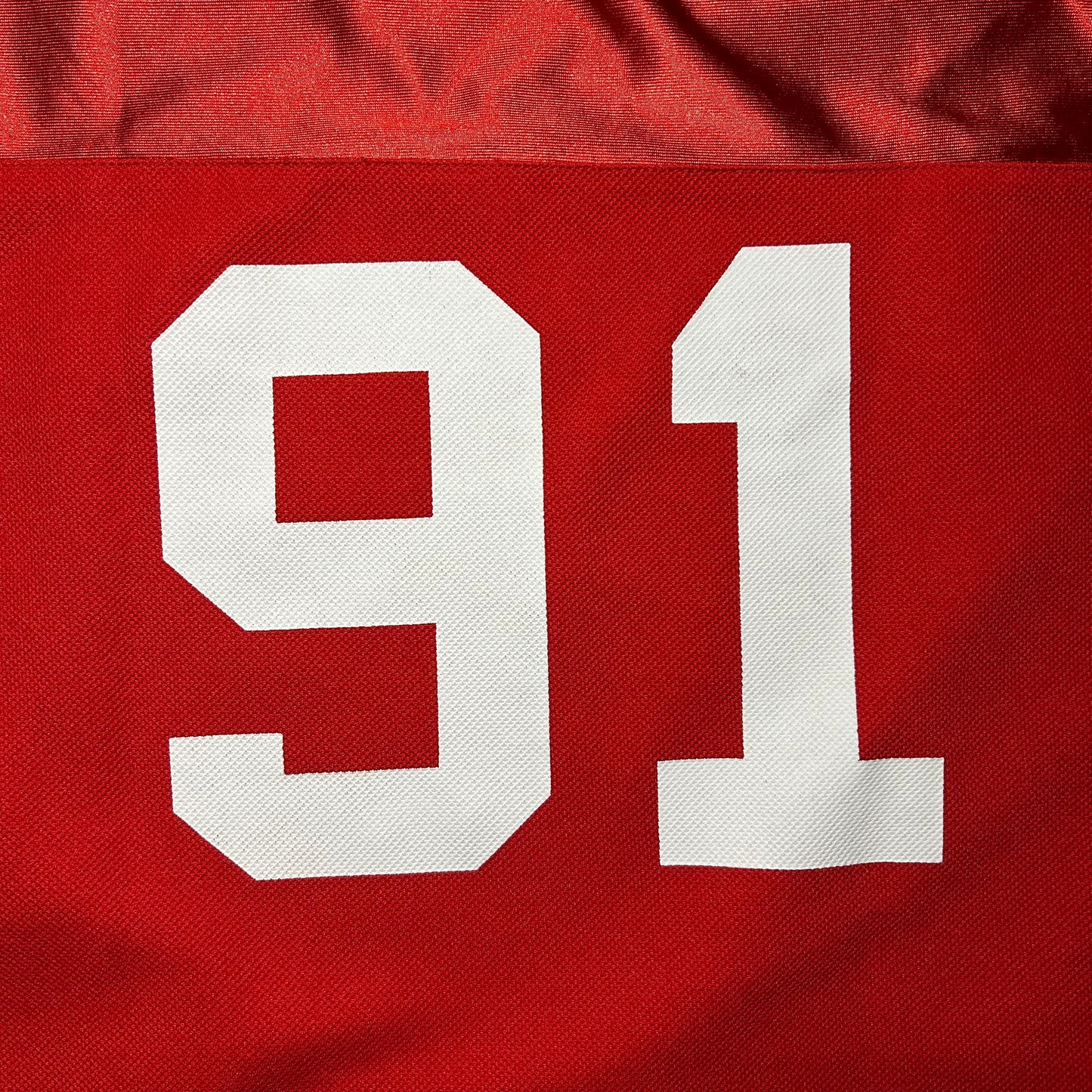 Vintage 90s Southpole Overstanding Everlasting #91 Hockey Jersey - XL - Red