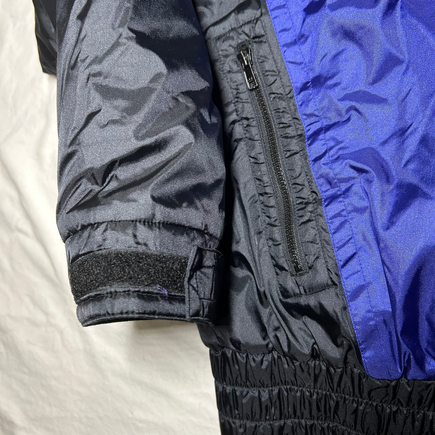 Vintage Solus by Kaelin Solar Padded Ski Jacket 3194 Storm - Large - Indigo / Yellow / Black