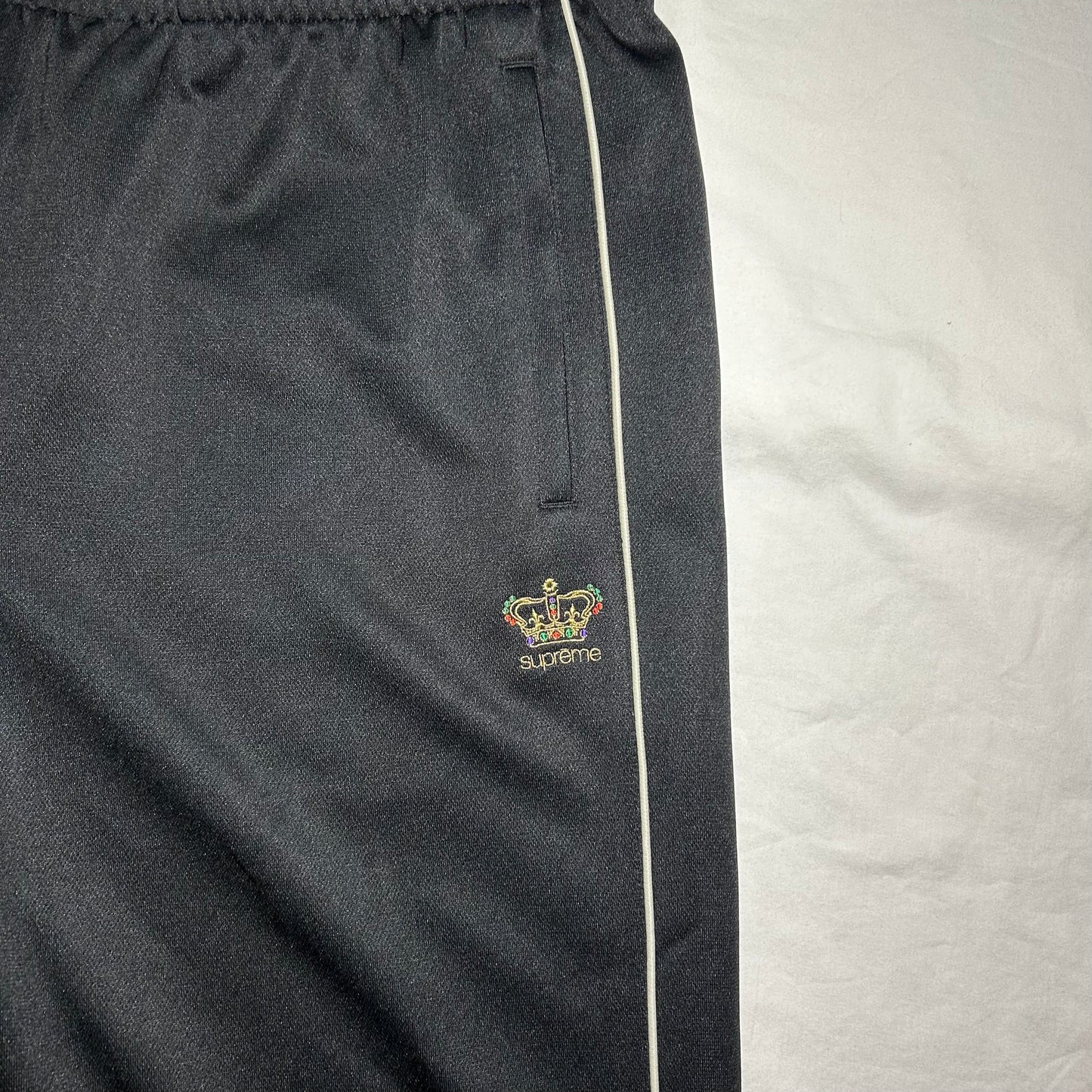 Supreme Crown Track Pants (Fall/Winter 2019) - XL - Black