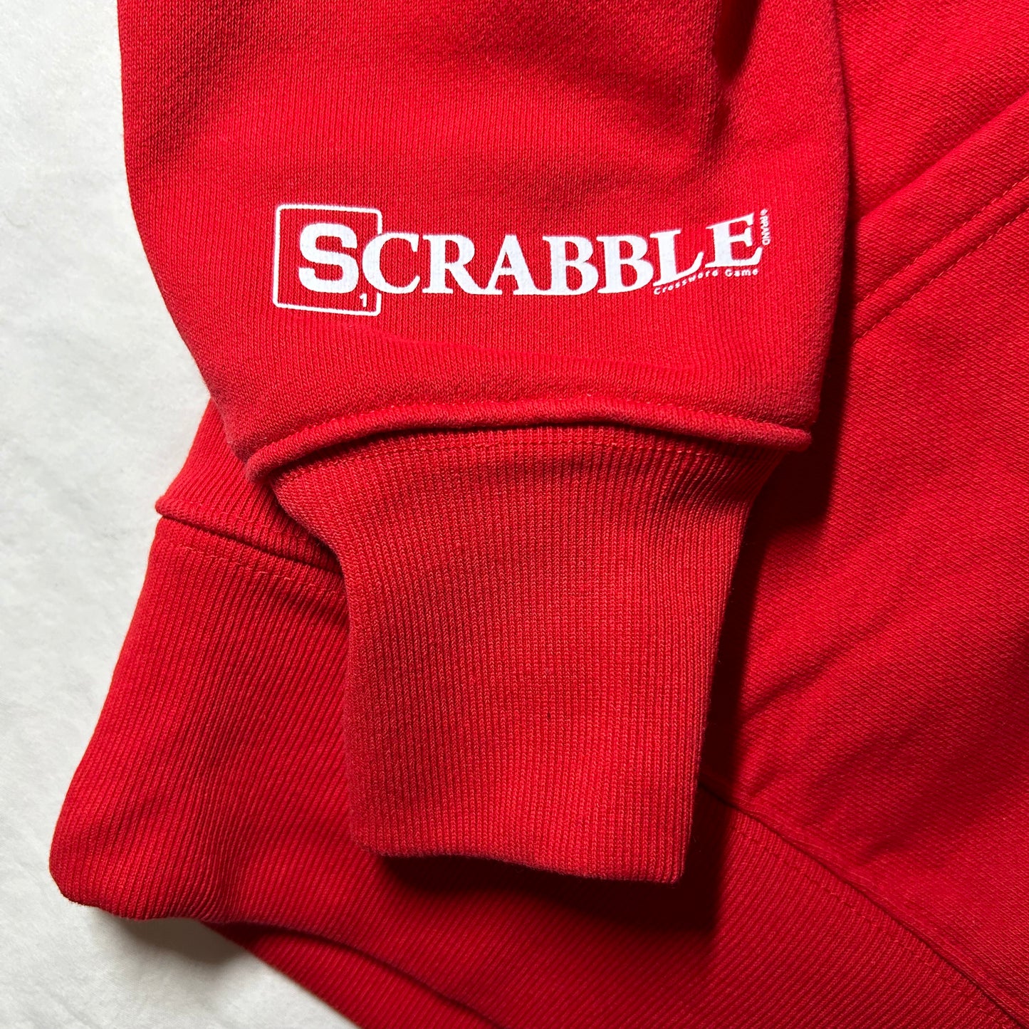 Champion x Scrabble by Hasbro Reverse Weave Hoodie - Medium - Red