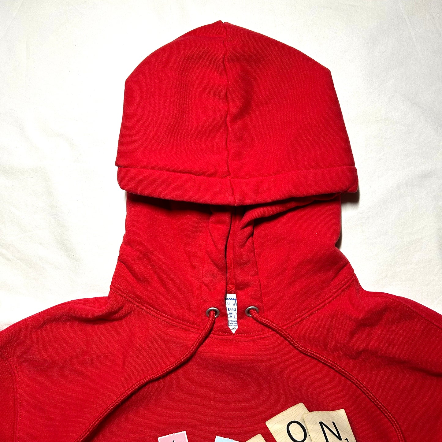 Champion x Scrabble by Hasbro Reverse Weave Hoodie - Medium - Red