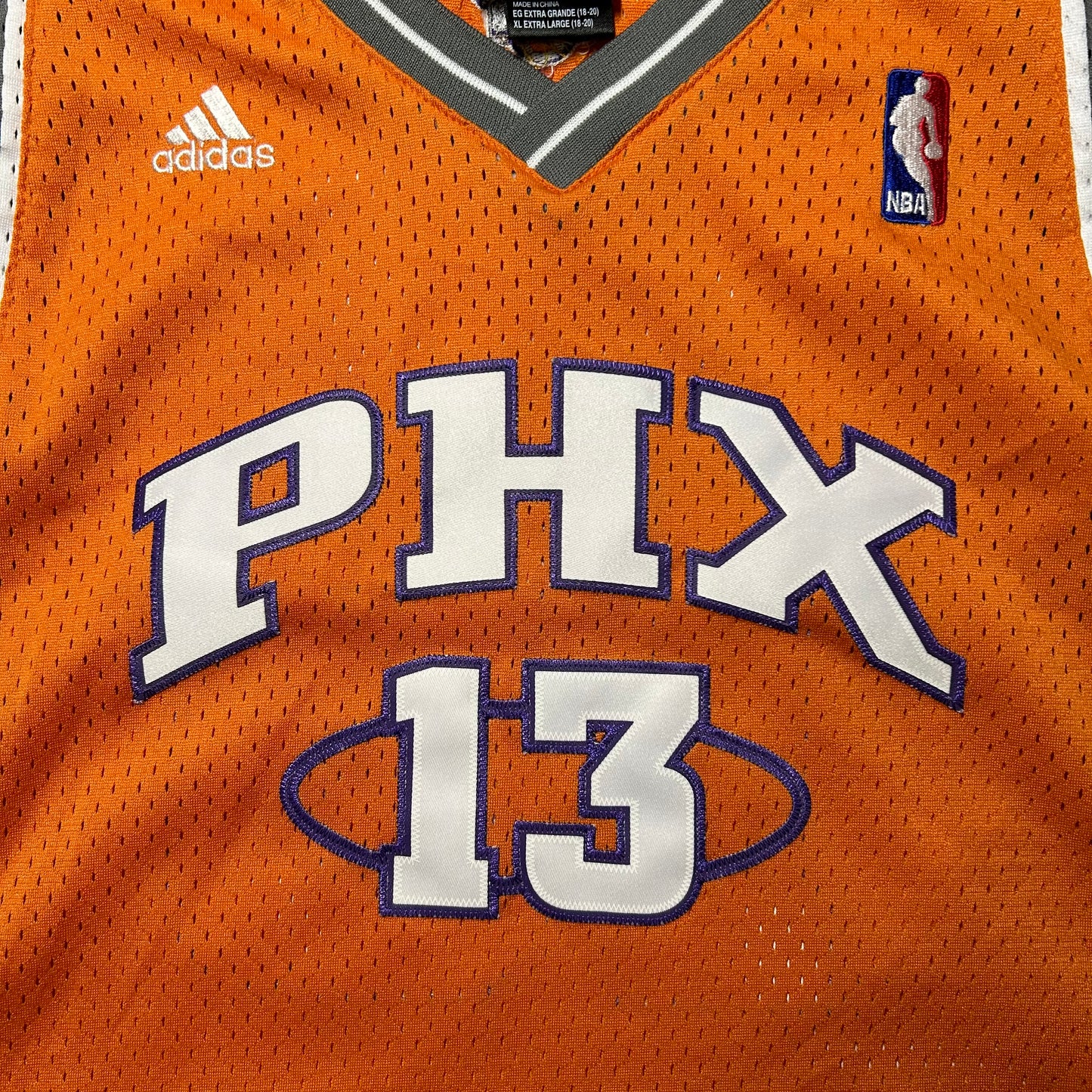 Adidas Phoenix Suns Steve Nash #13 Jersey - Youth XL +2" - Orange