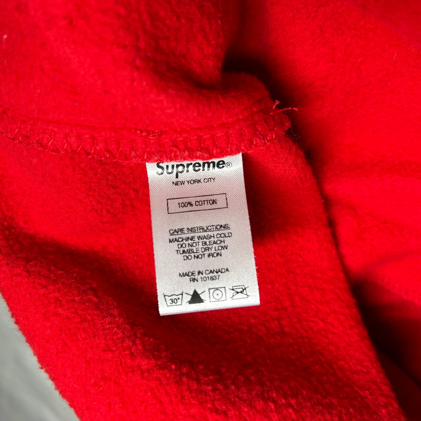 Supreme S Logo Sweatpants (Fall/Winter 2019) - XL - Red