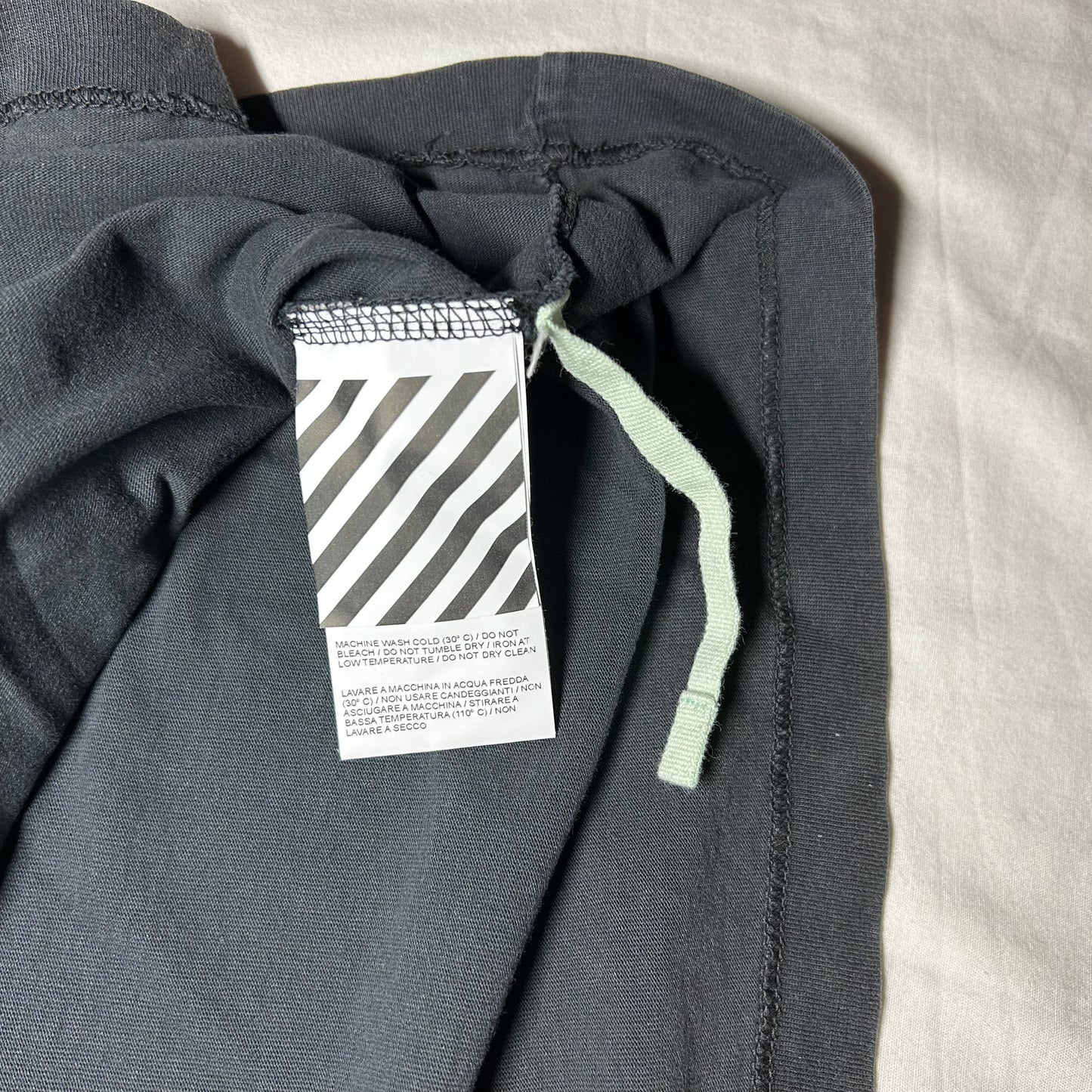 Off-White C/O Virgil Abloh x Art Dad LLC So Far From Home Long Sleeve Shirt - XL - Gray