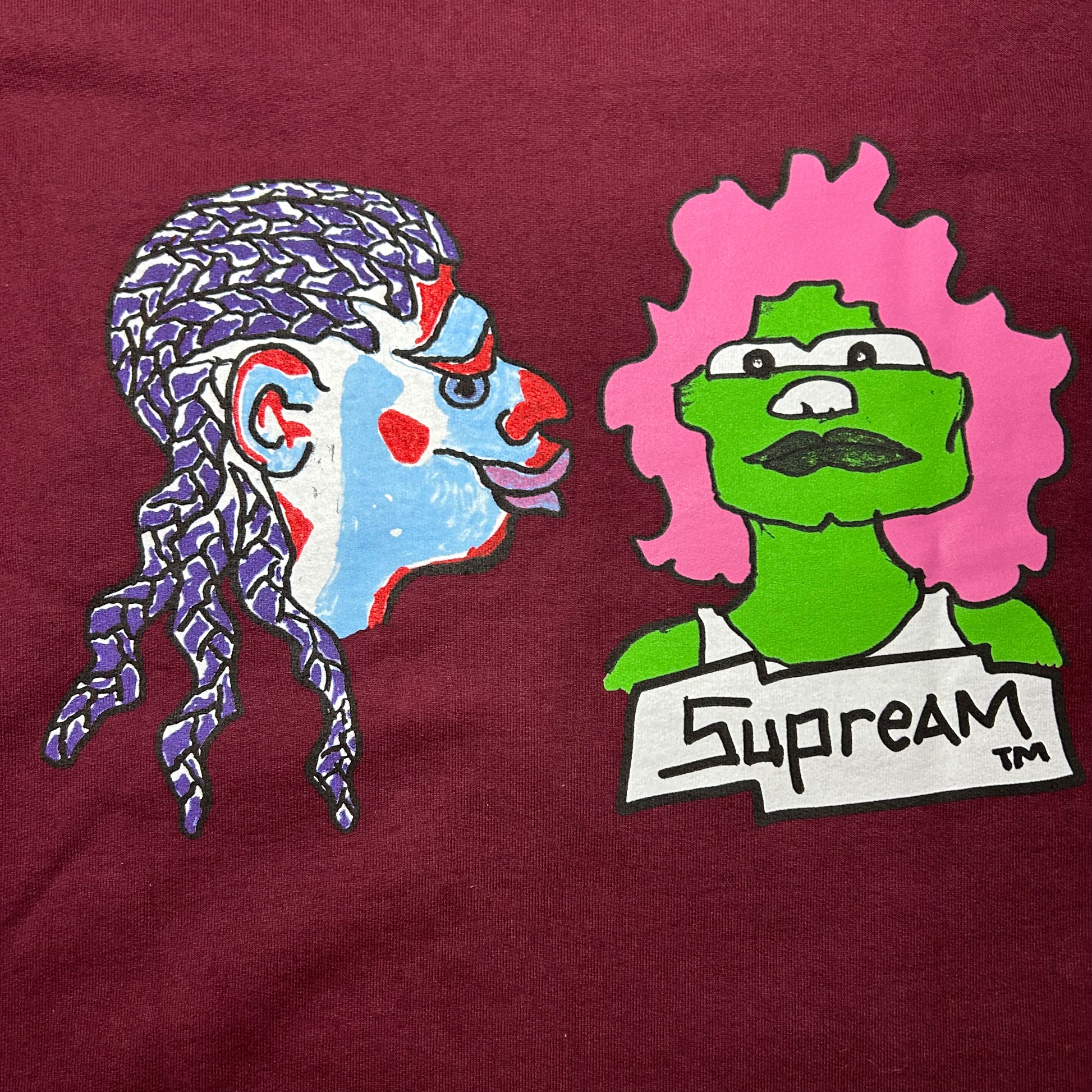 Supreme Gonz Heads Faces Crewneck Sweater (Fall/Winter 2017 Supreme Gonz Heads Faces Crewneck Sweater (Fall/Winter 2017