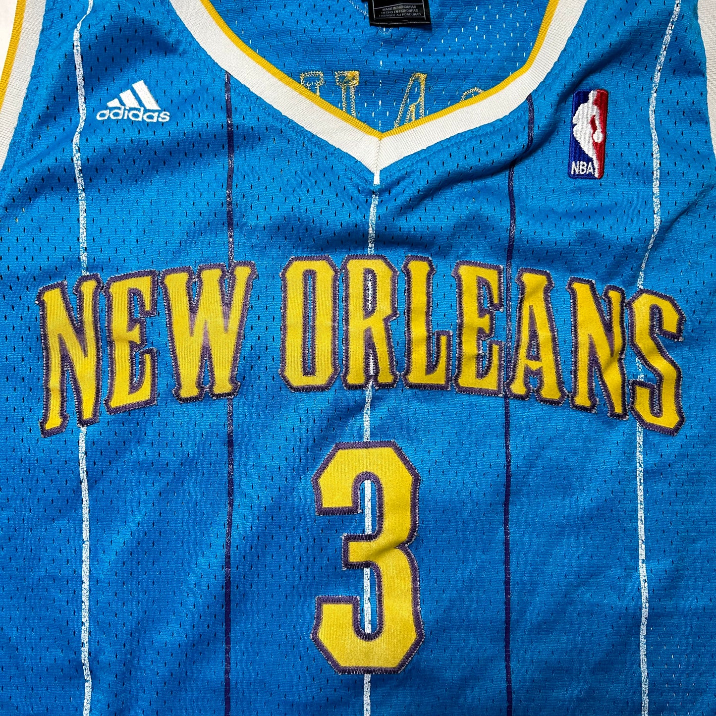 Adidas New Orleans Hornets Chris Paul #3 Basketball Jersey - 2XL +2" - Blue