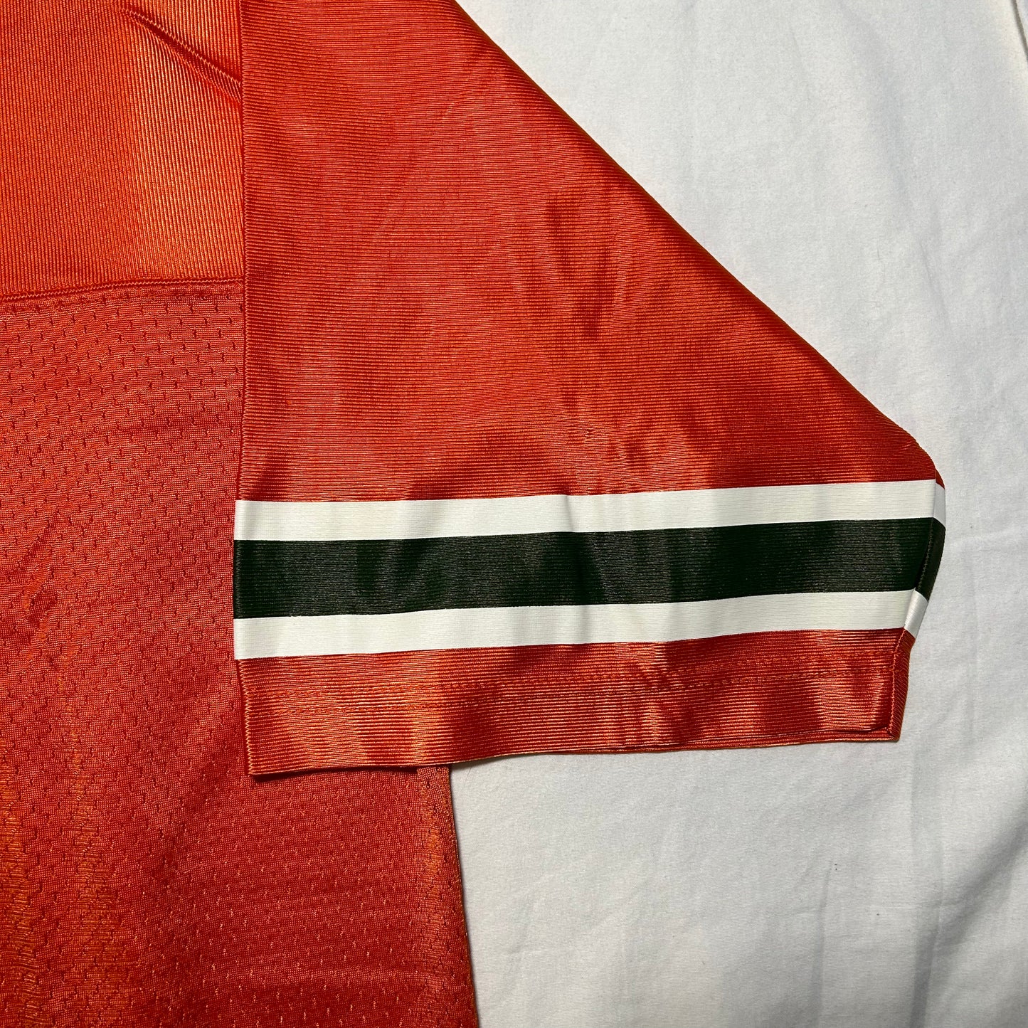 Vintage 90s Nike Miami Hurricanes *Judd Anderson* #15 Football Jersey - Large - Orange