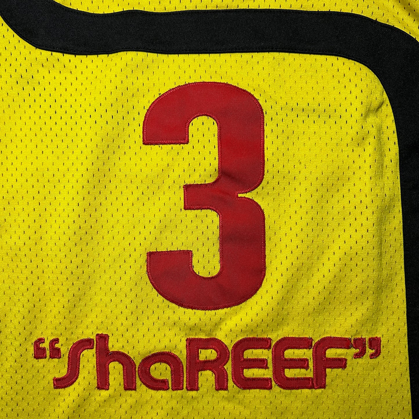 Nike Rewind Y2K Atlanta Hawks Shareef Abdur-Rahim #3 1974 Swingman Jersey - 2XL +2" - Yellow