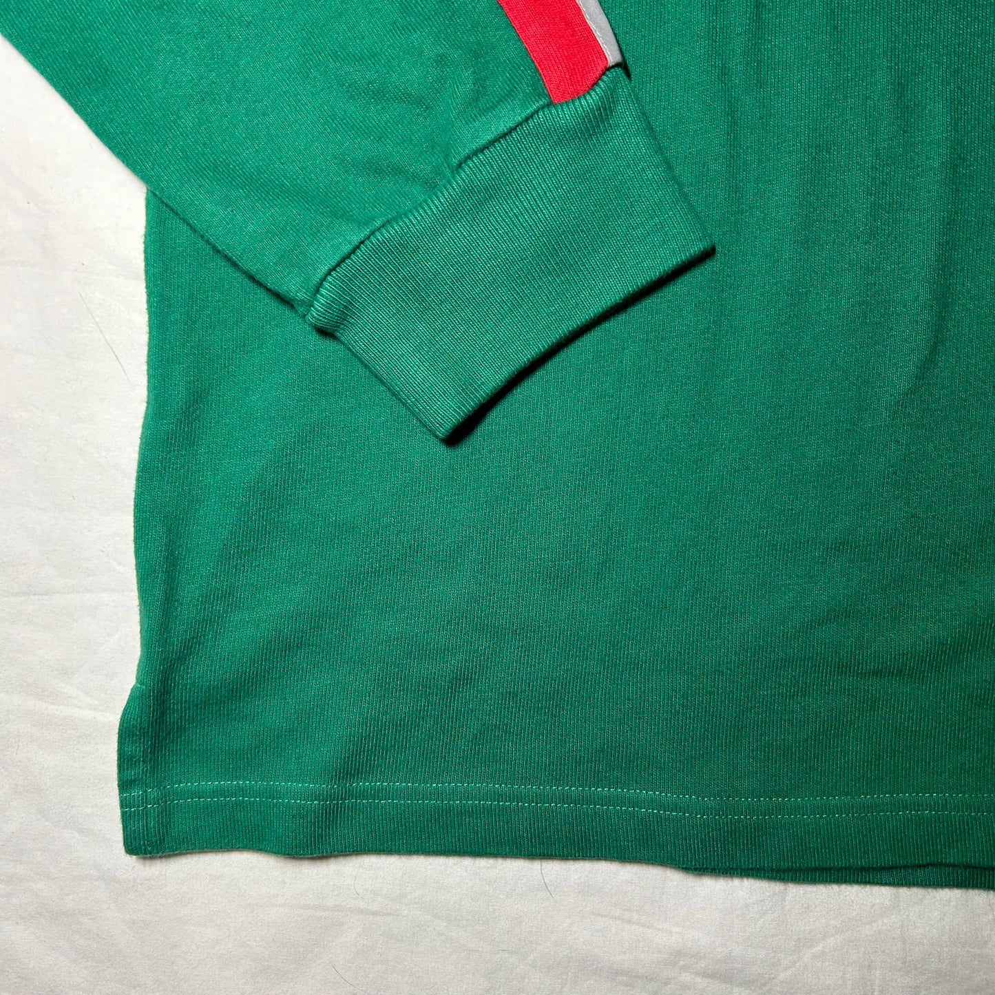 Supreme Reflective Sleeve Stripe Rugby Shirt (Spring/Summer 2018 Supreme Reflective Sleeve Stripe Rugby Shirt (Spring/Summer 2018