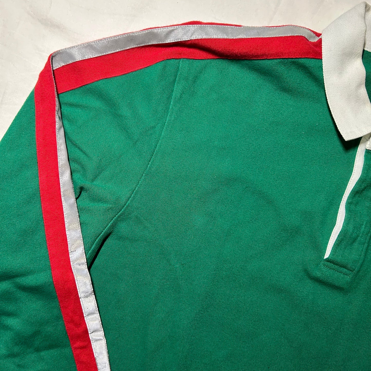 Supreme Reflective Sleeve Stripe Rugby Shirt (Spring/Summer 2018 Supreme Reflective Sleeve Stripe Rugby Shirt (Spring/Summer 2018