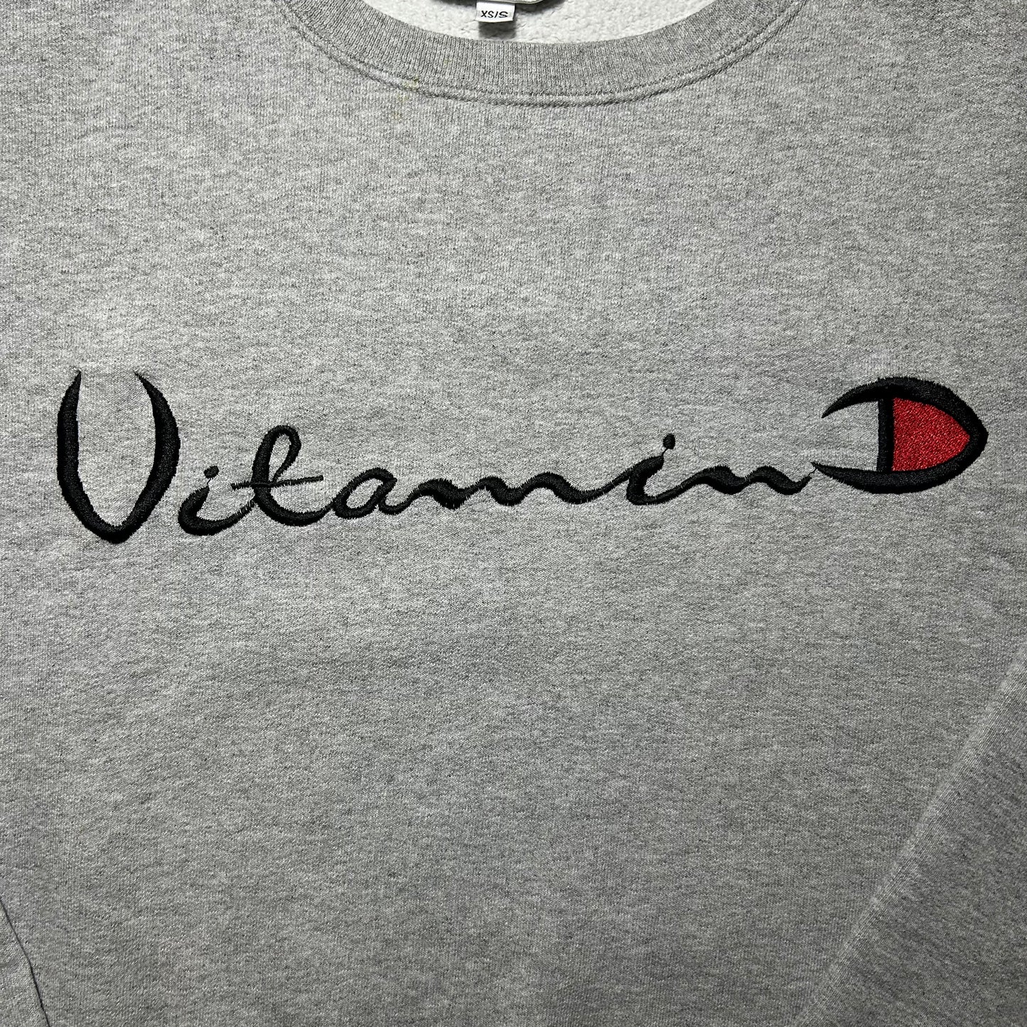 Drifter x Alchemist Vitamin D Champion Parody Crewneck Sweater (Spring/Summer 2017) - XS/Small/Large/XL - Gray