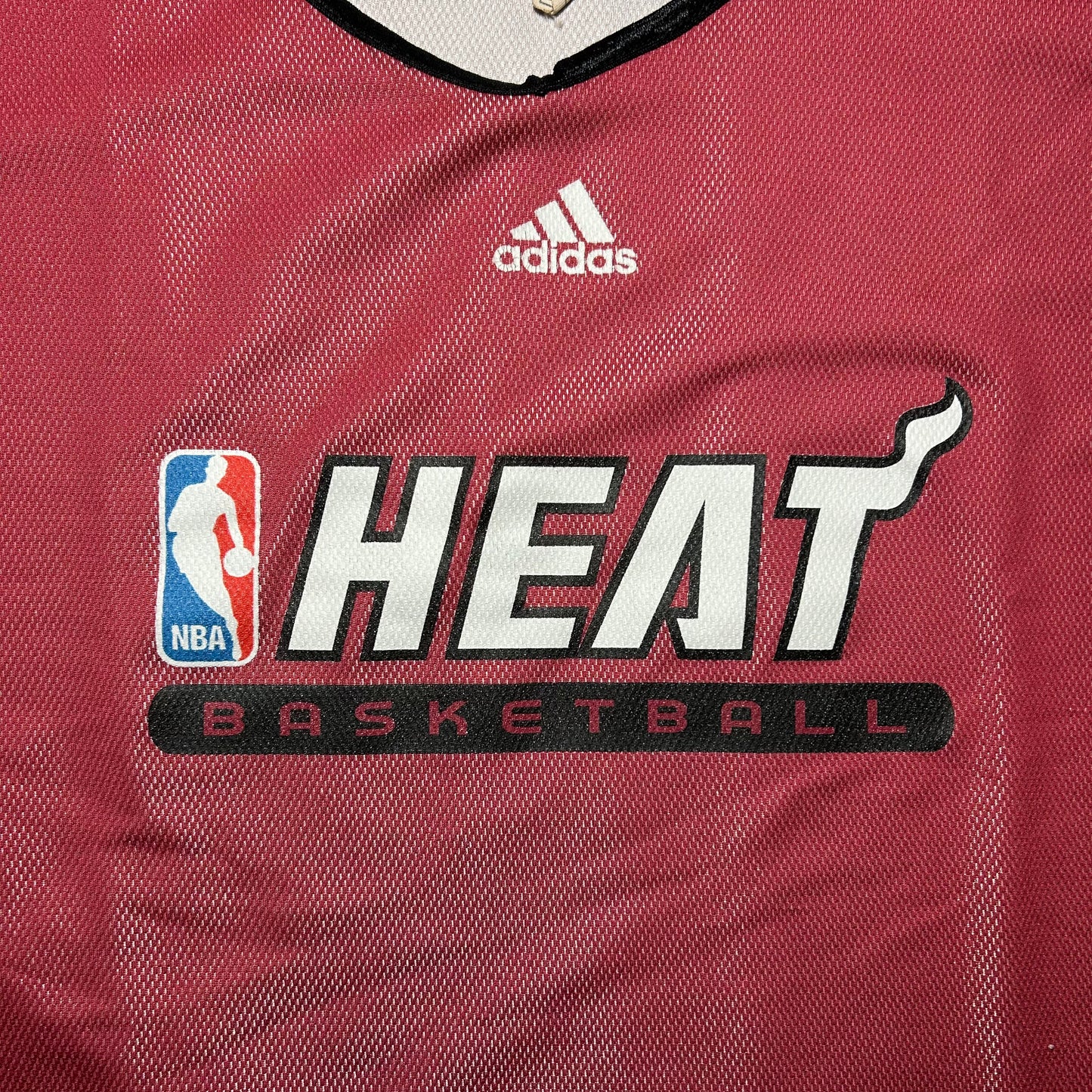 Adidas NBA Fusion Miami Heat Reversible Warmup Jersey - XL - Red/White