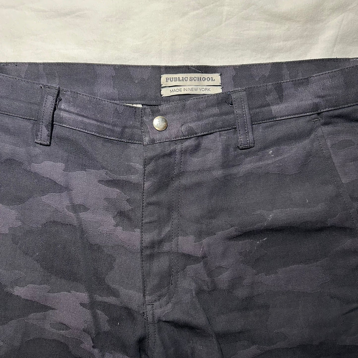 Public School NYC Black Camo Jogger Pants - XL