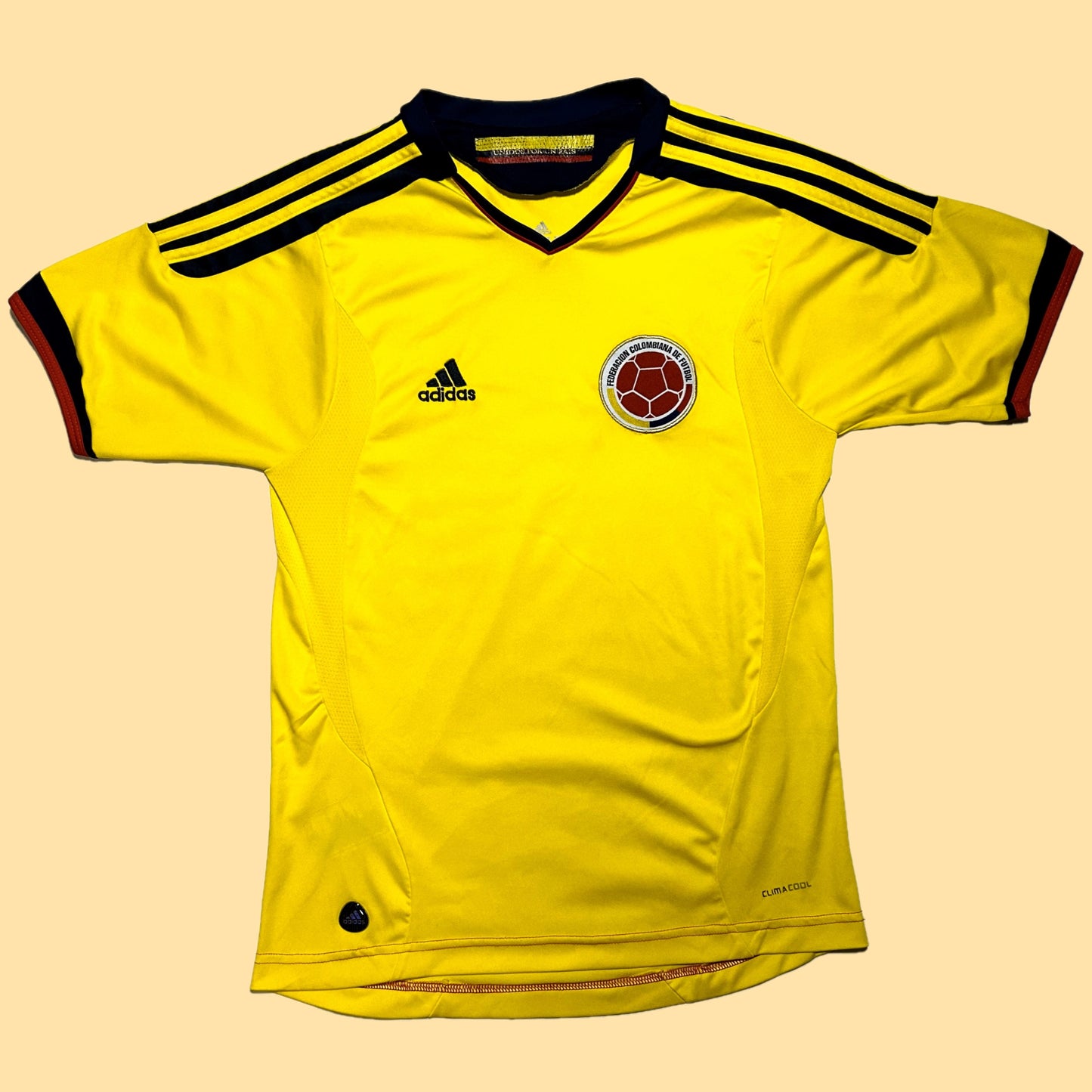 Adidas Federacion Colombiana de Futbol Home Jersey 2011-2014 - Small