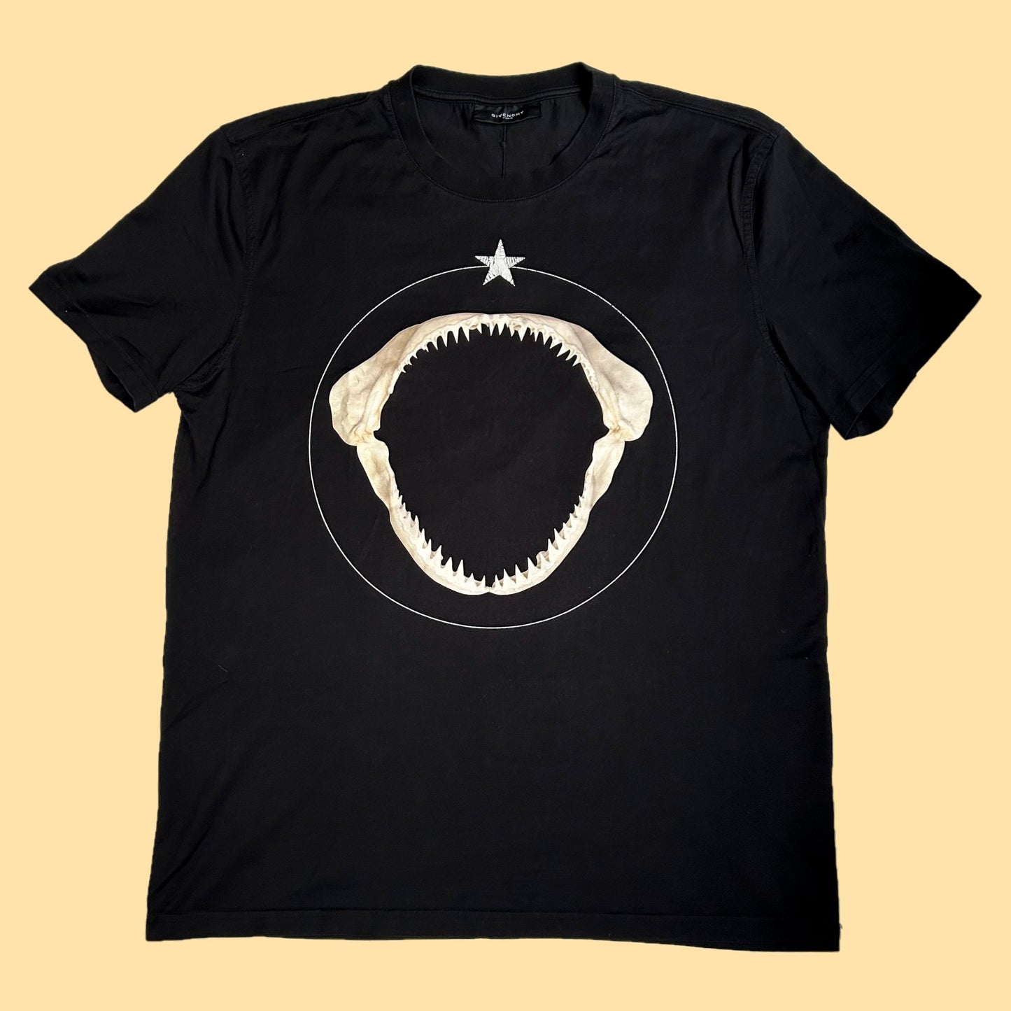 Givenchy 2013 Shark-Teeth Print T-Shirt - XL - Black