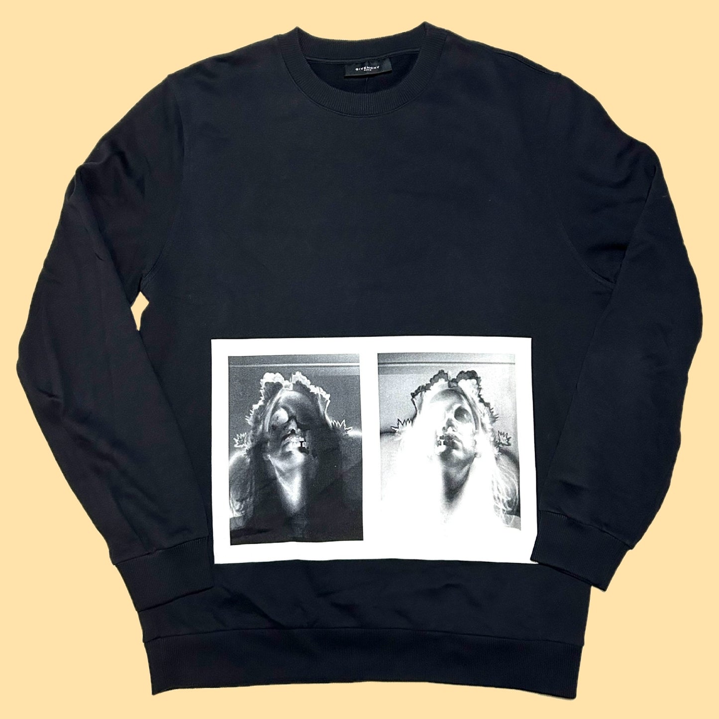 Givenchy X Ray Print Crewneck Sweater - Medium - Black