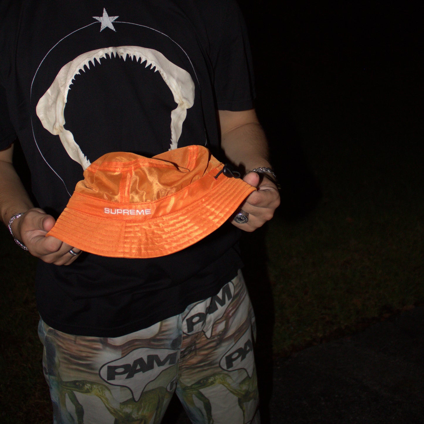 NWT Supreme Mesh Crusher Bucket Hat - Medium/Large - Orange