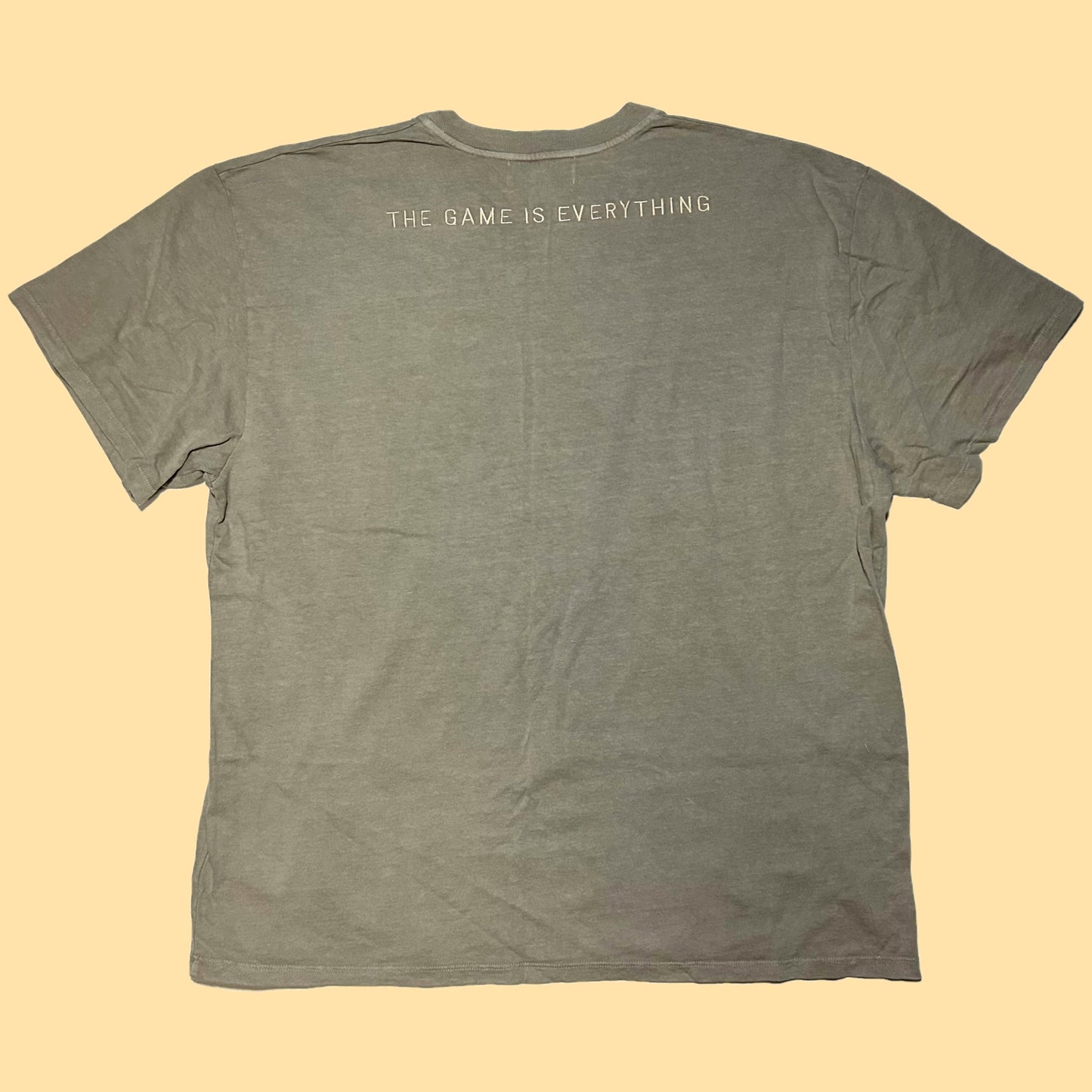 John Elliott x Klutch Sports The Game is Everything T-Shirt (S/S 2018) - XL (4) - Gray