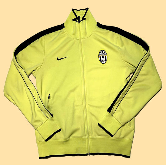 Nike Juventus Soccer/Football Full Zip Warmup Jacket - Medium - Lime Yellow